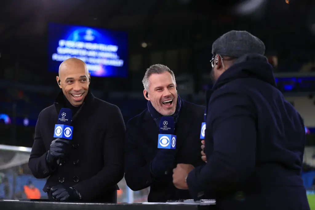 Thierry Henry and Jamie Carragher work together on CBS Golazo's coverage (Credit:Getty)