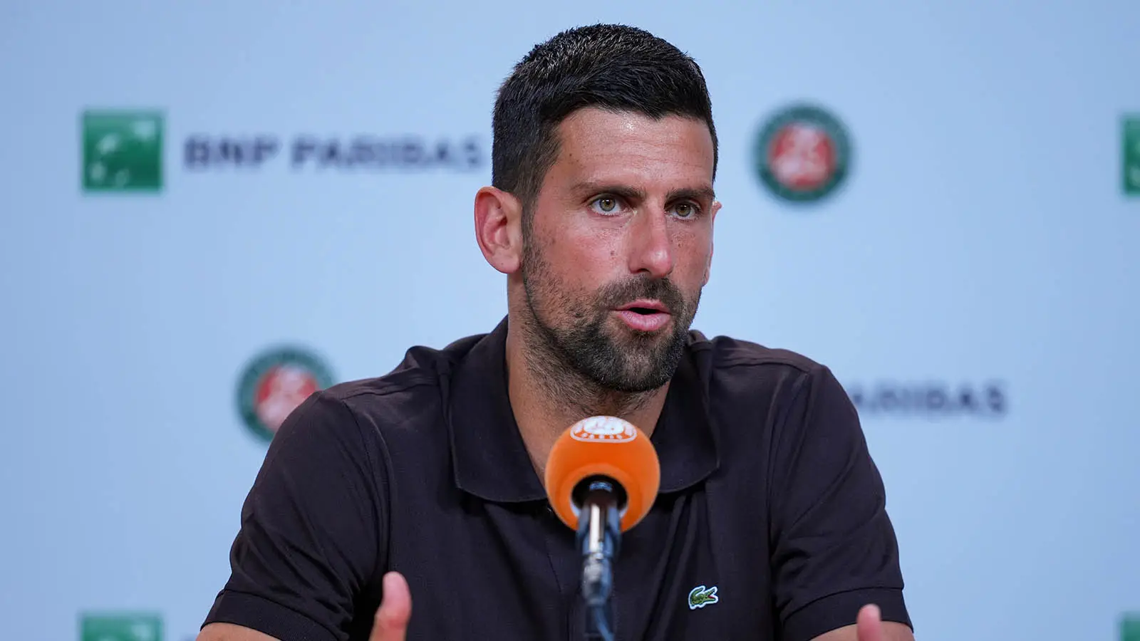 Novak Djokovic is not involved in the French Open protest - but does support it (Image: Getty)