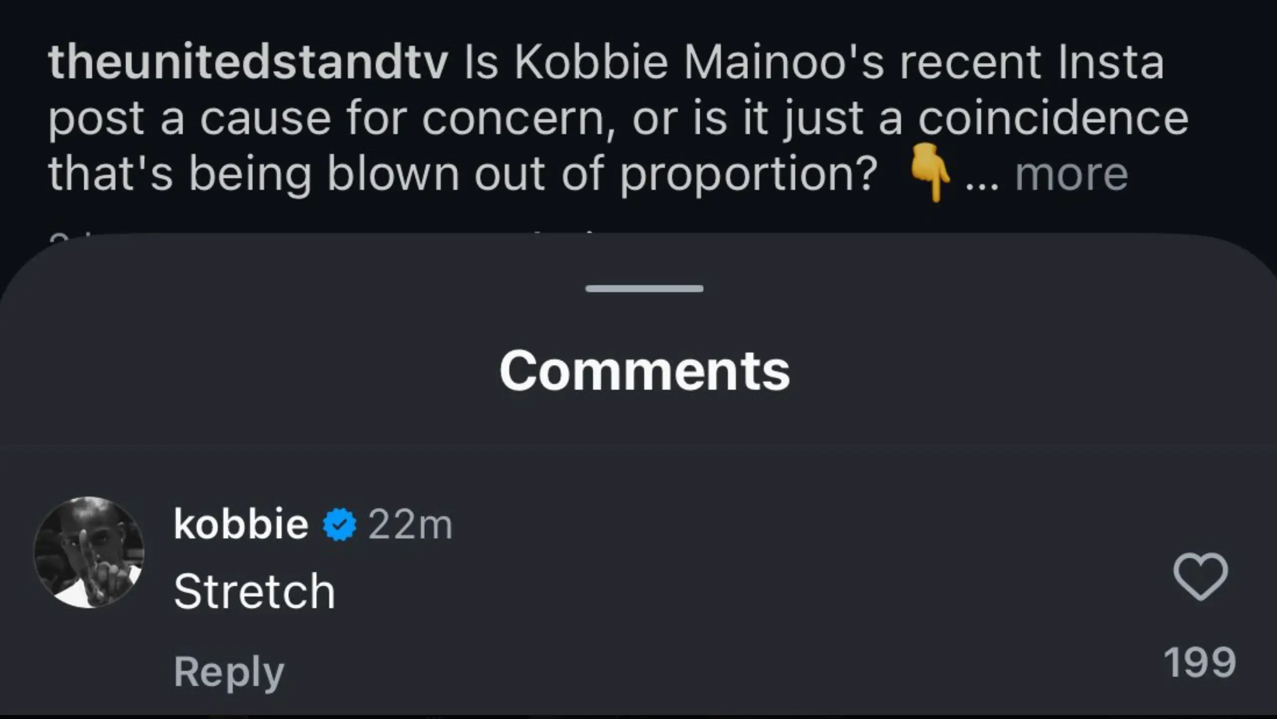 Kobbie Mainoo took to Instagram (Credit:Instagram)