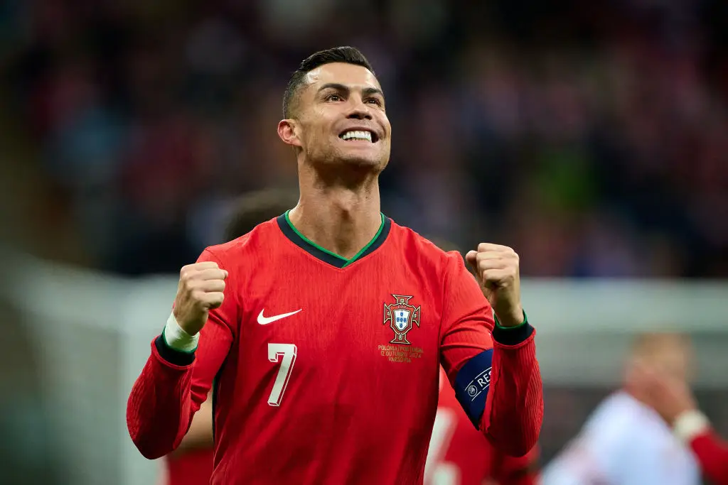 Cristiano Ronaldo secured Portugal's place in the 2024/25 Nations League final. (Image: Getty)