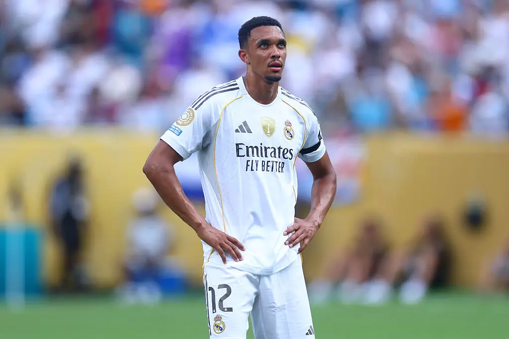 Trent Alexander-Arnold struggled in his first matches with Real Madrid. (Image: Getty)