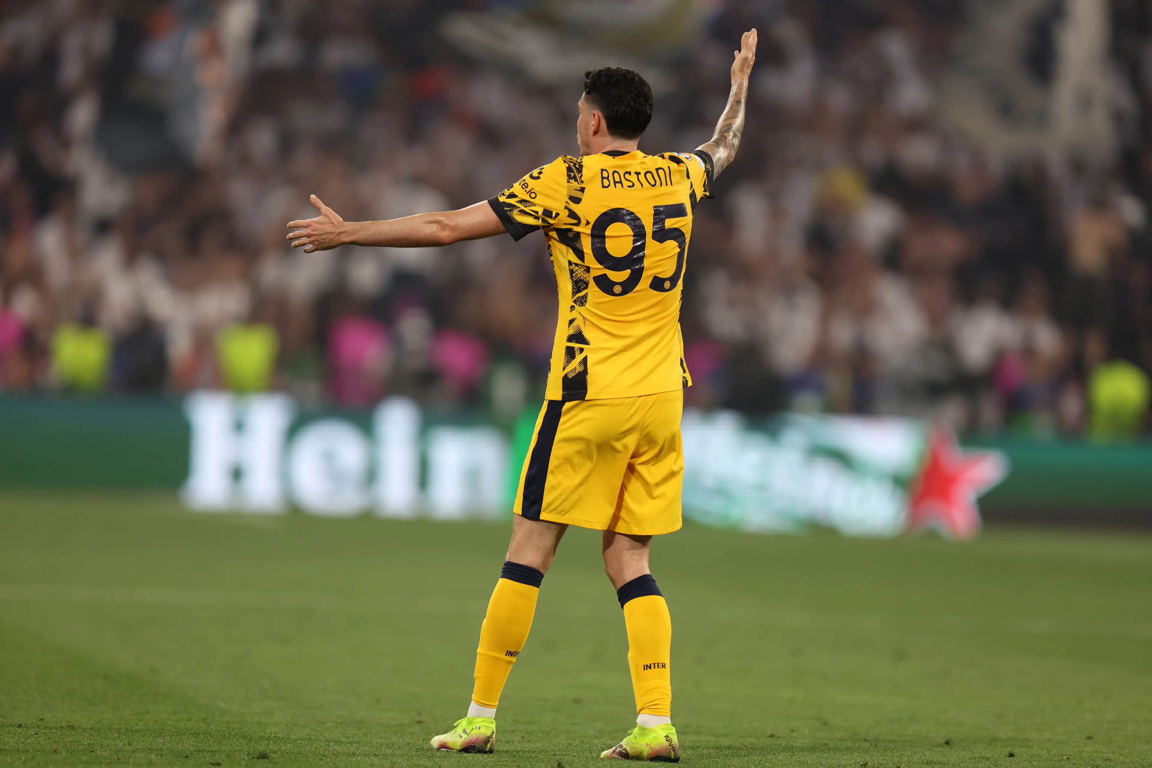 Bastoni was one of Inter's standout performers this season as they narrowly missed out in the Serie A title race. Image credit: Getty