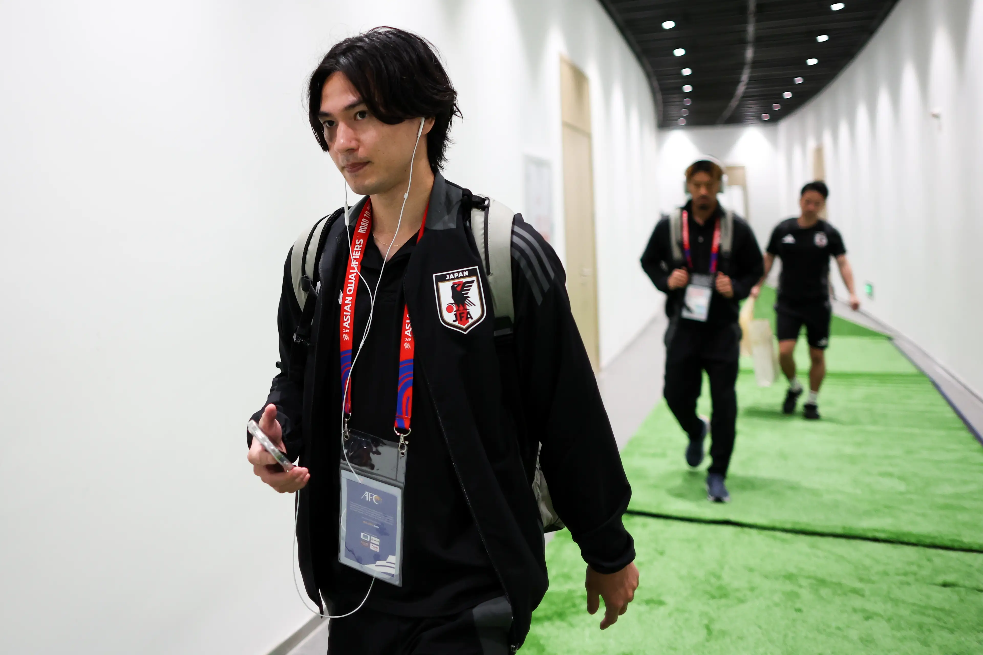 Minamino is expected to miss the World Cup after rupturing his anterior cruciate ligament while playing for Monaco. Image credit: Getty