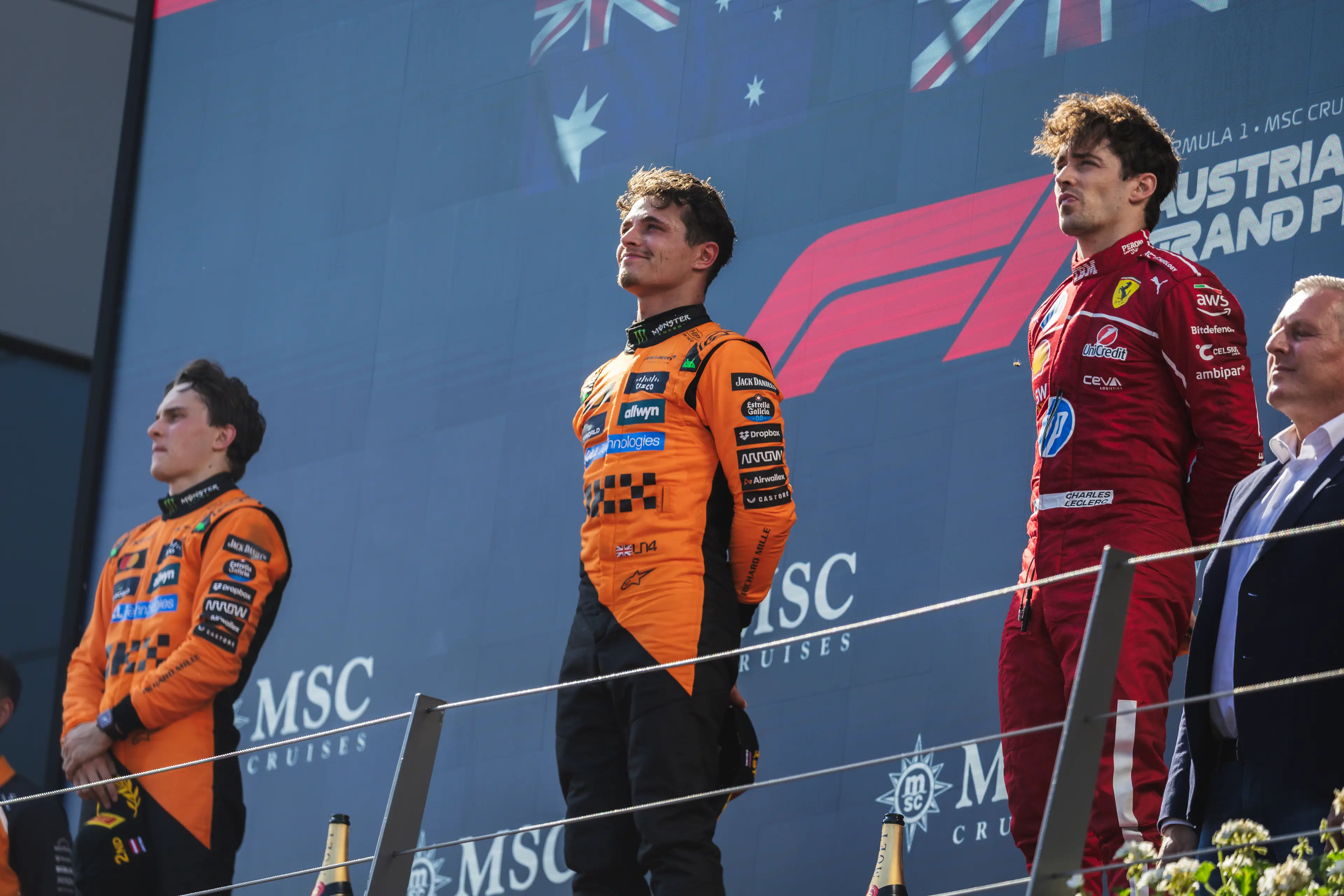 Oscar Piastri finished second in the Austrian Grand Prix. Image: Getty