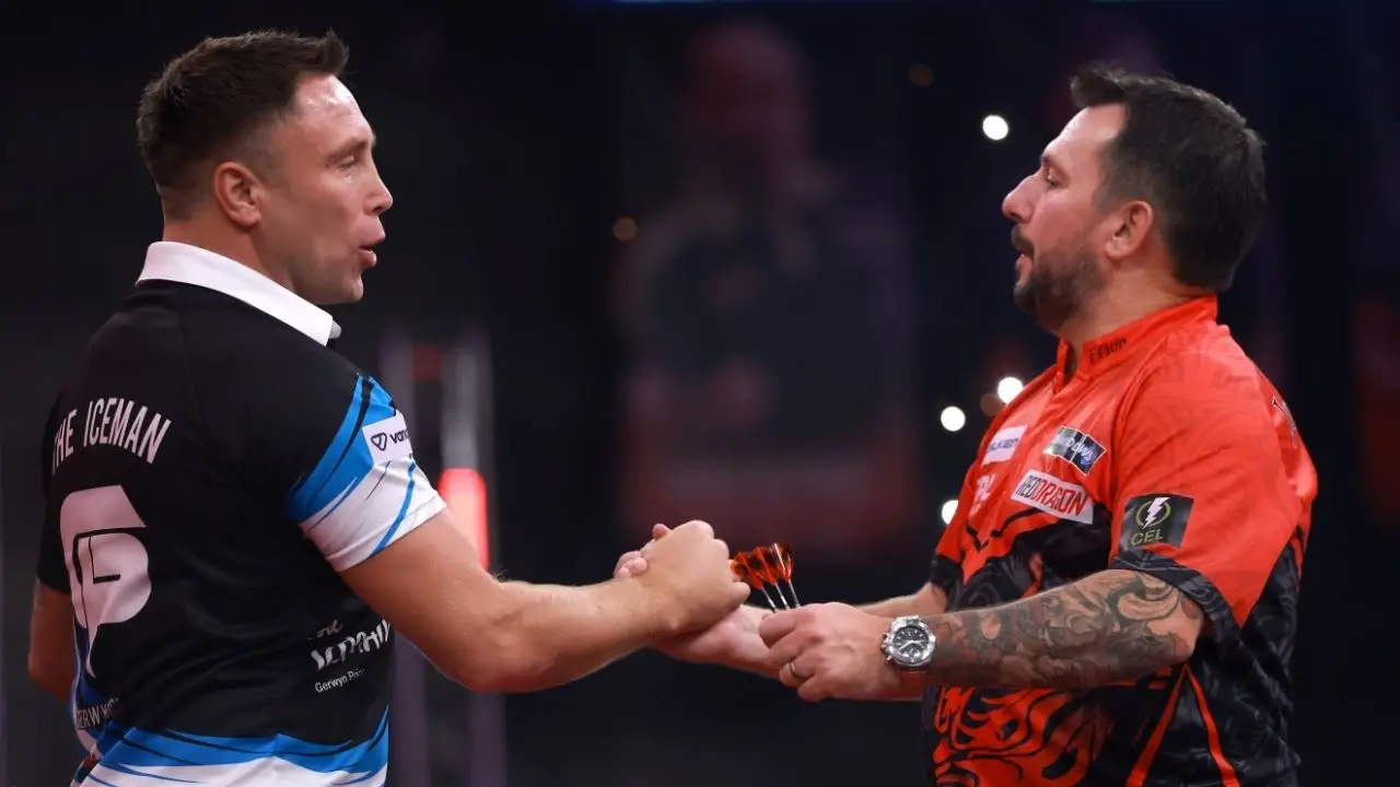 Gerwyn Price and Jonny Clayton have both been on the end of crowd whistling (Image: Getty)