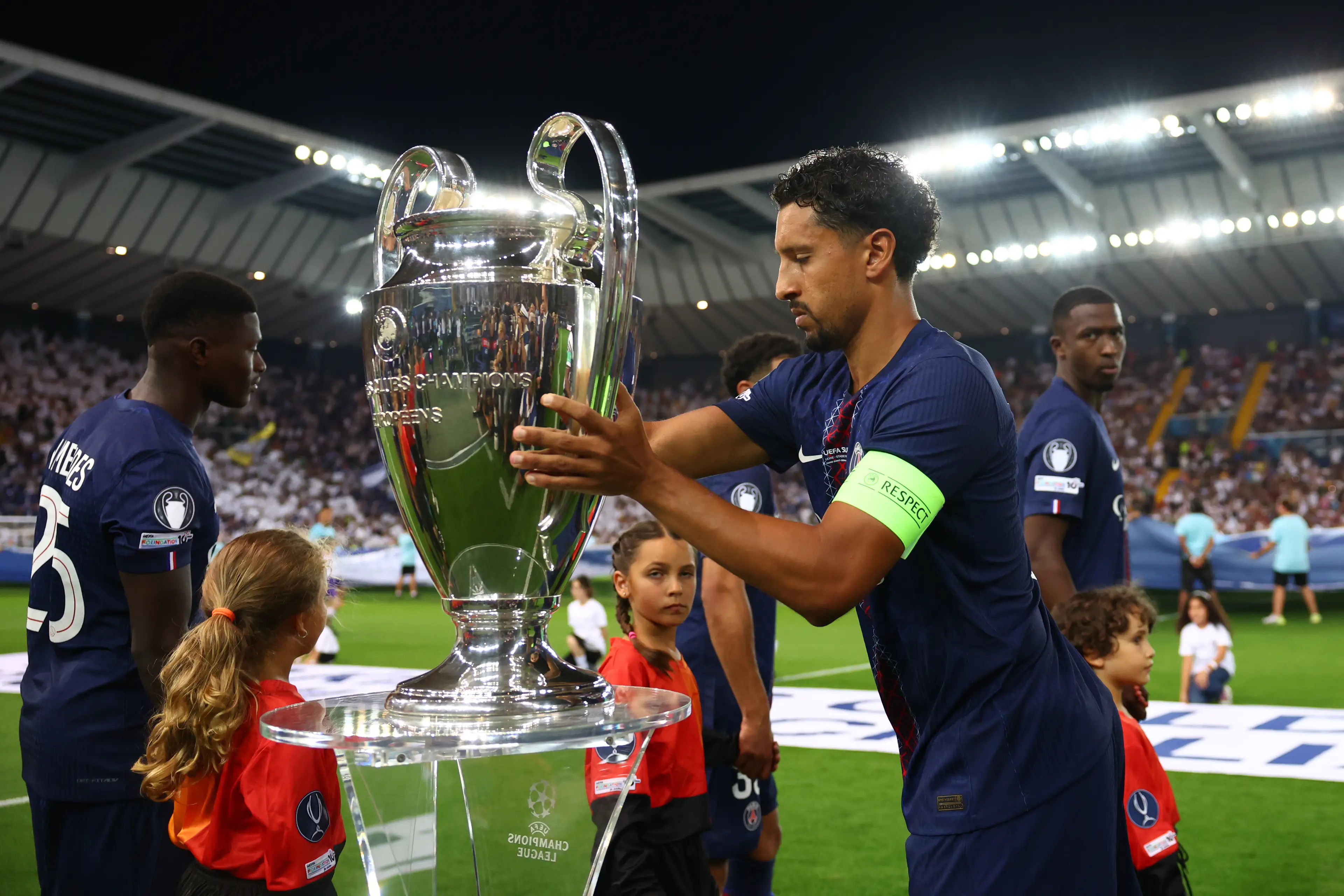 Holders PSG have not yet confirmed automatic qualification. Image: Getty