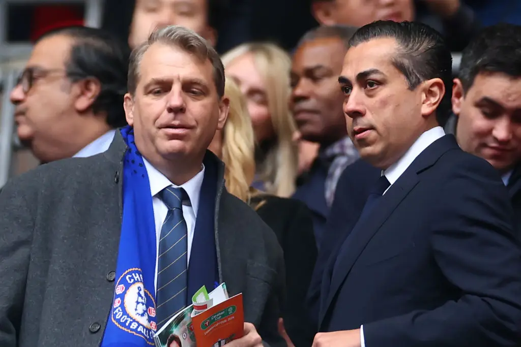 Both Todd Boehly and Behdad Eghbali are often seen attending matches at Stamford Bridge. (Image: Getty)
