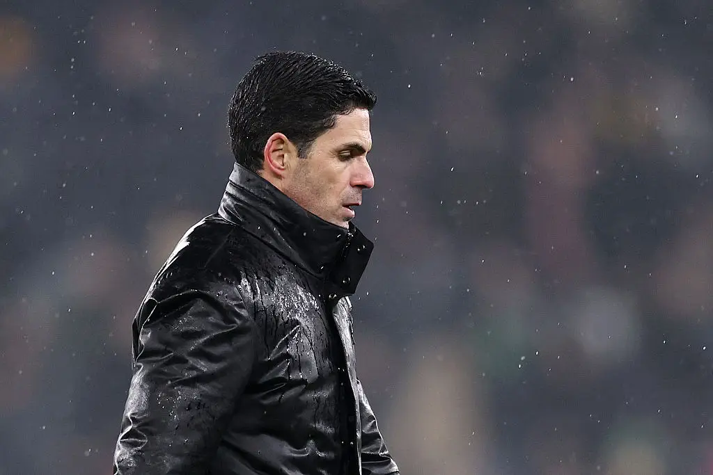 Pressure is mounting on Mikel Arteta to finally deliver a Premier League title to the Emirates. (Image: Michael Regan/Getty Images)