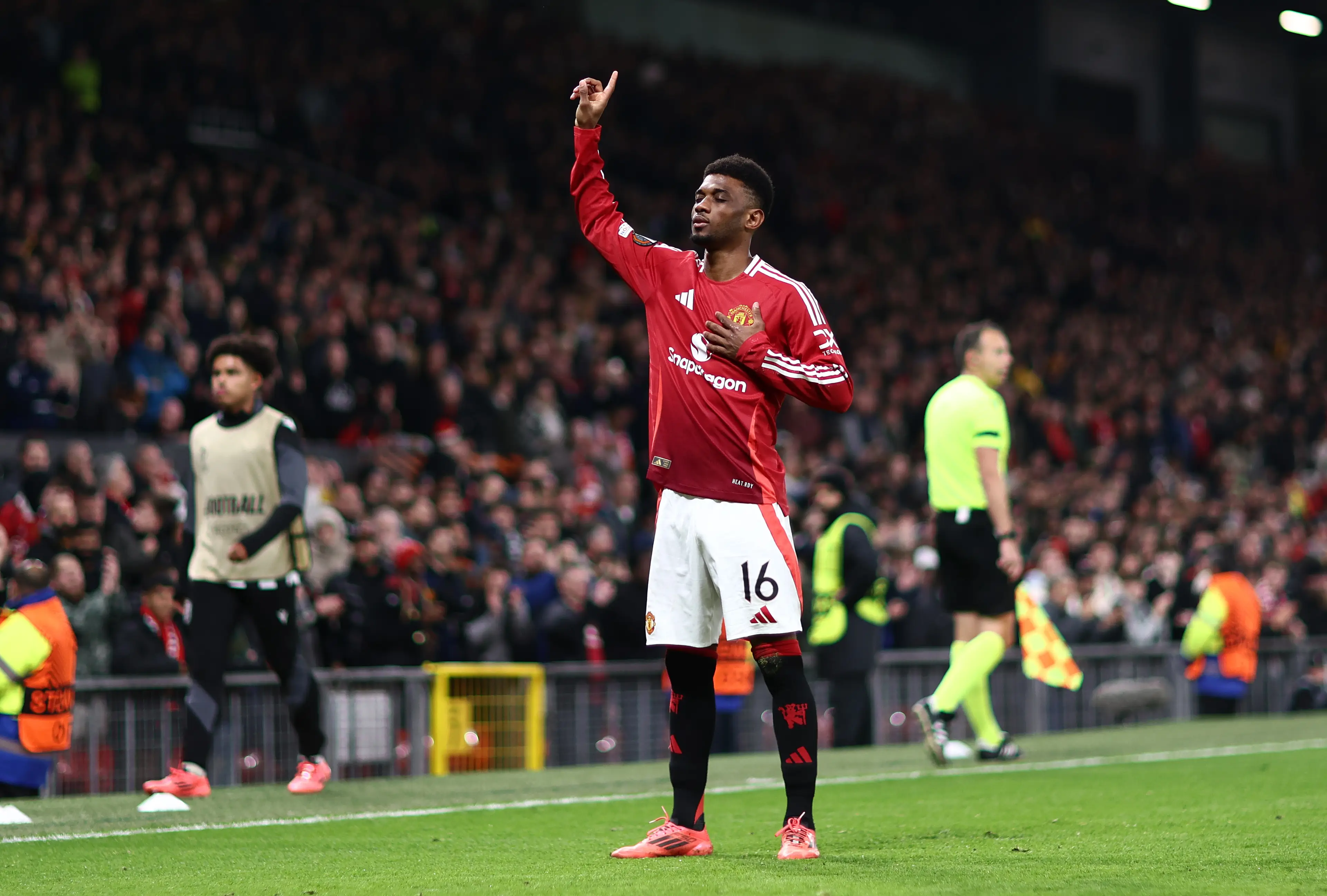 Amad was United's best performer on Thursday night. Image credit: Getty 