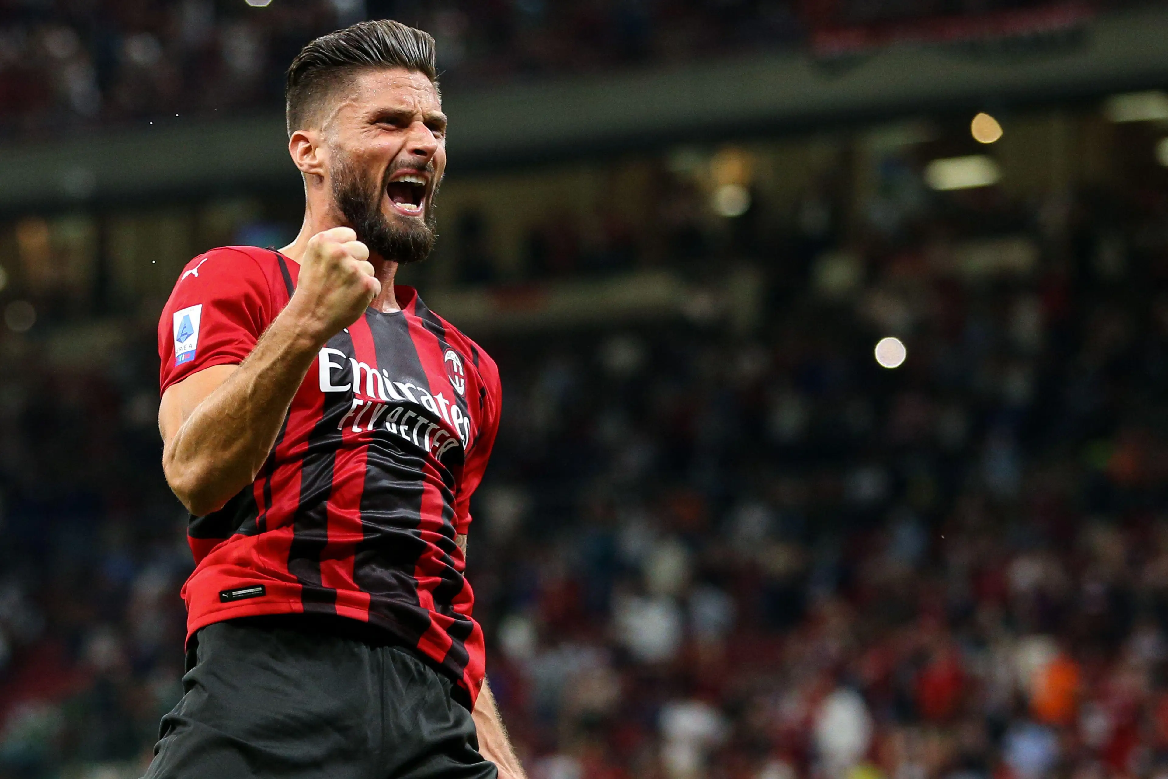 Olivier Giroud now plays for AC Milan. (Alamy)
