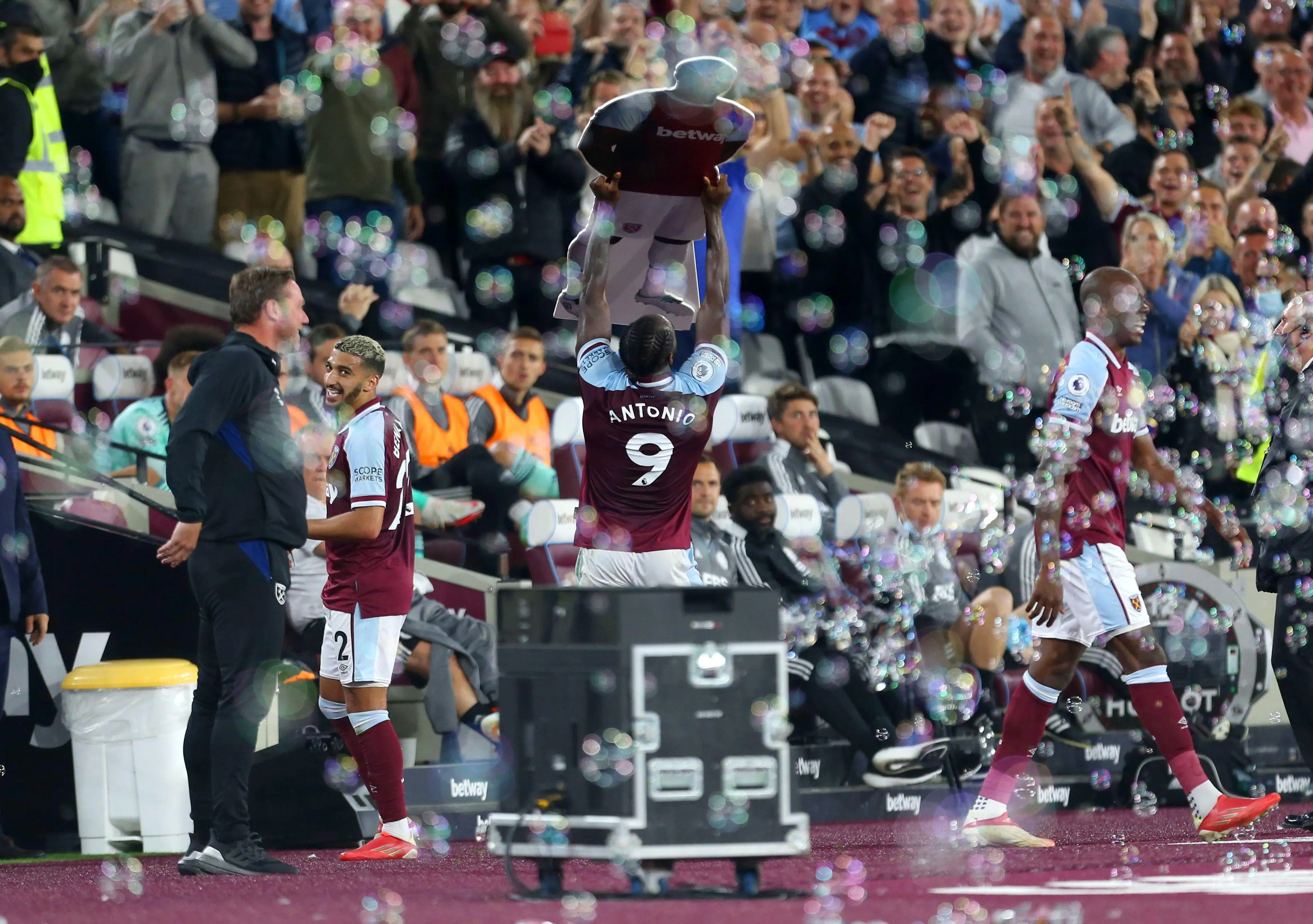 Antonio is known for his unique goal celebrations (Image: PA)