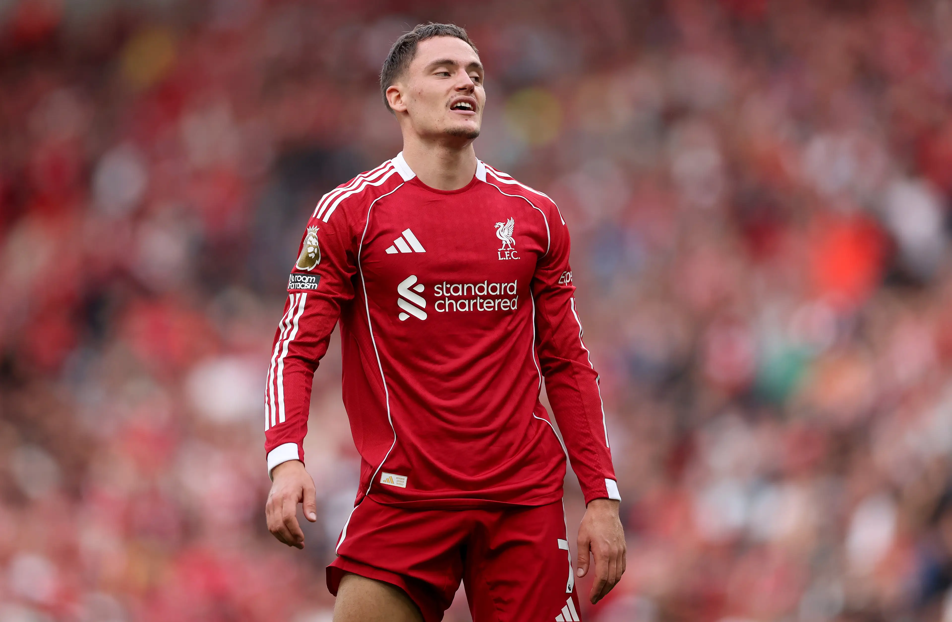 Florian Wirtz continues to adjust to the Premier League following his summer move from Bayer Leverkusen. Image: Getty 