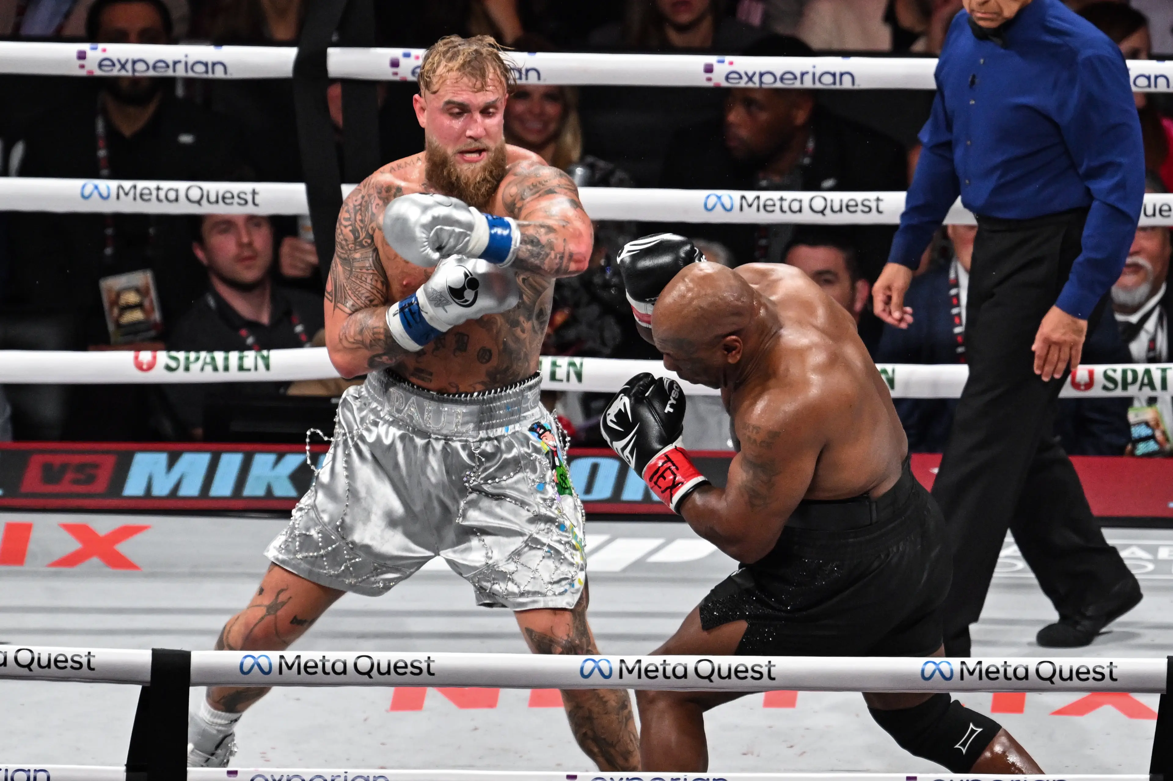 Jake Paul eased to victory against Mike Tyson. Image