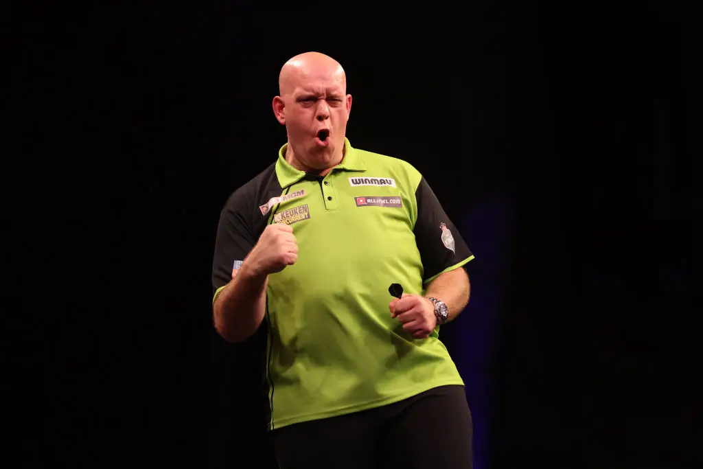 Michael van Gerwen pictured (Image: Getty)