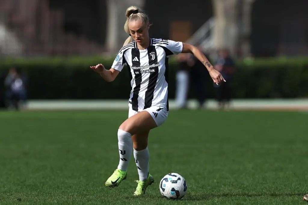 Alisha Lehmann moved to Juventus from Aston Villa in the summer (Credit:Getty)