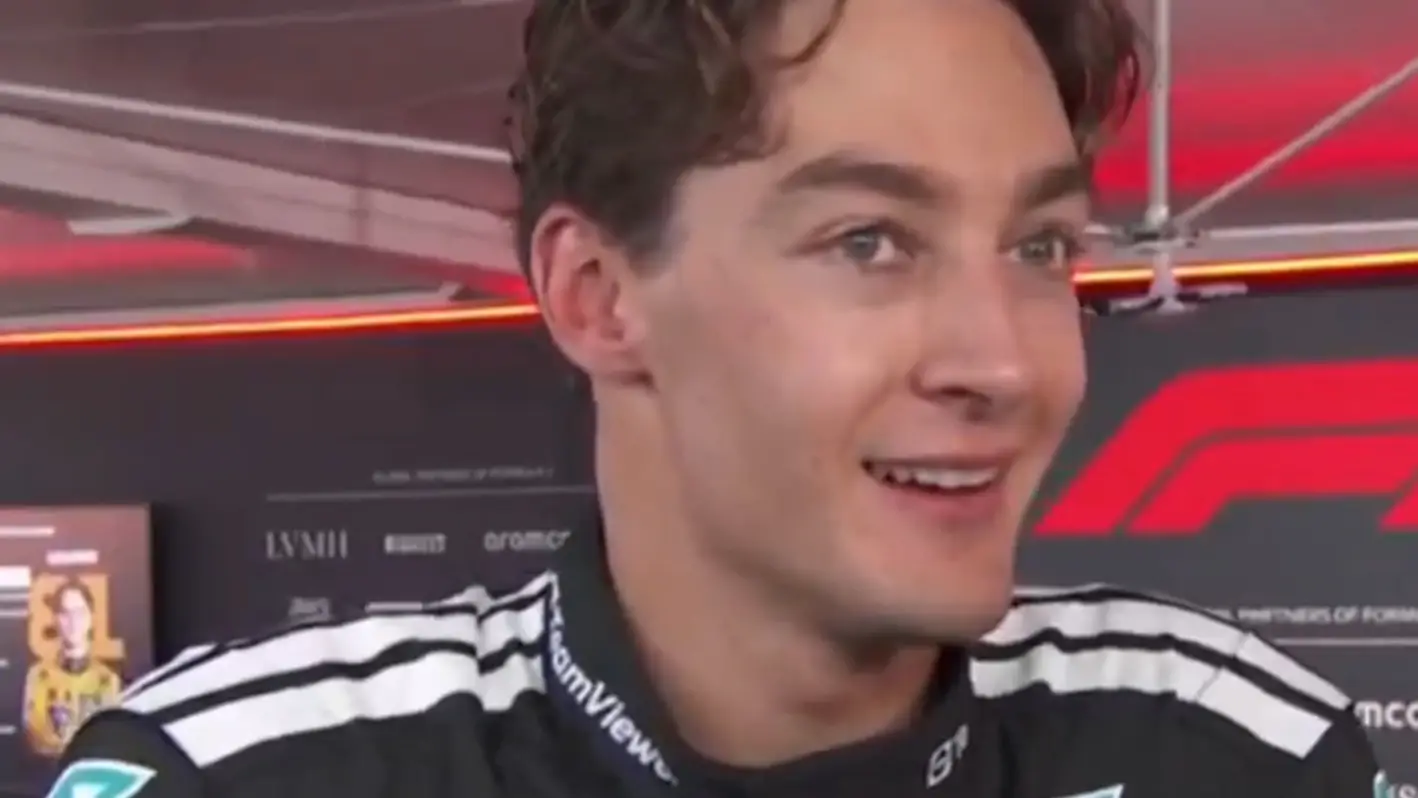 George Russell Receives Brutal Dig From F1 Reporter During Awkward Italian GP Interview