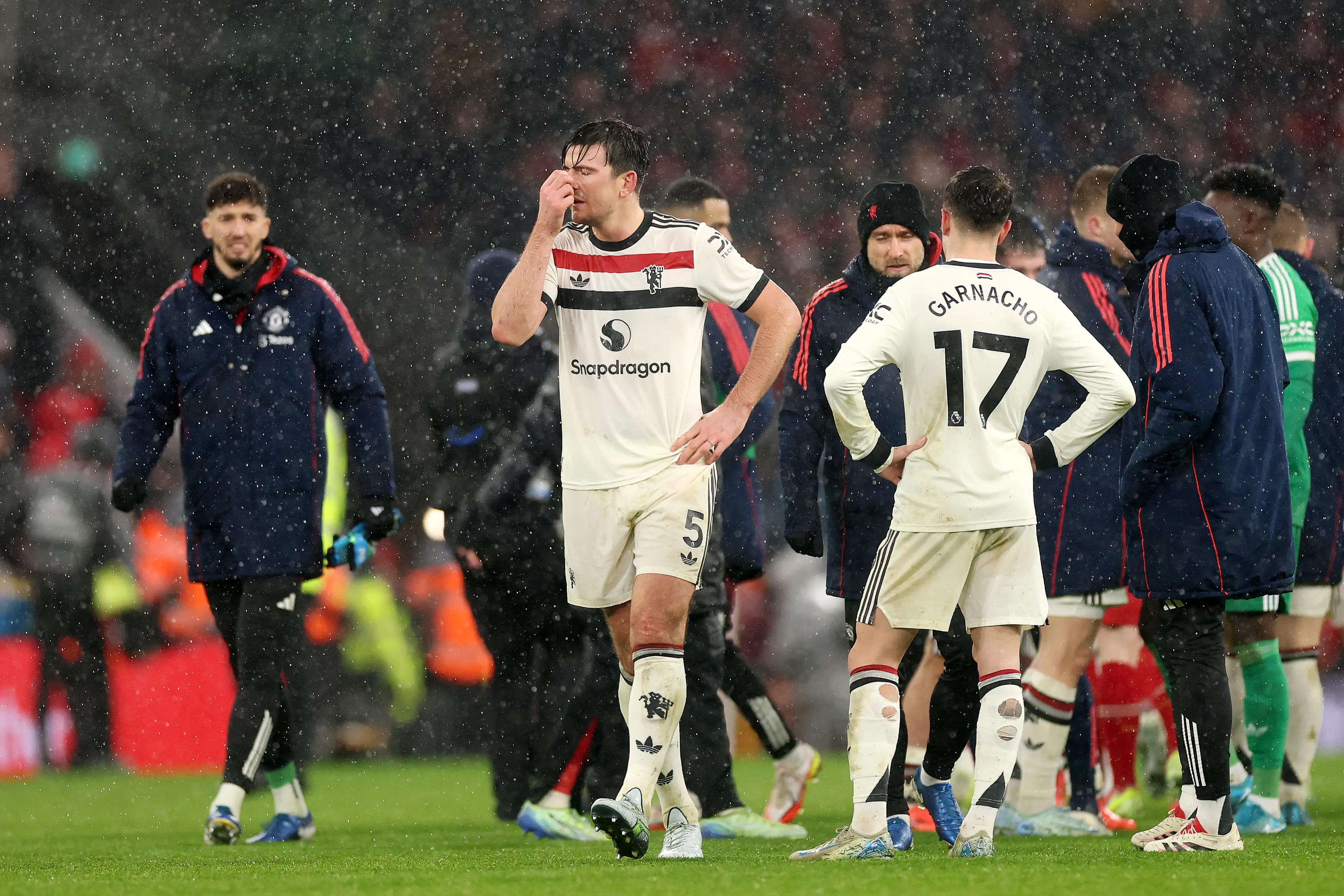Maguire has impressed in a United shirt of late. Image credit: Getty