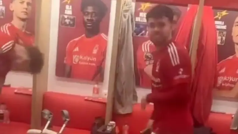 Man Utd fans furious after seeing what Neco Williams did in dressing room after Nottingham Forest win