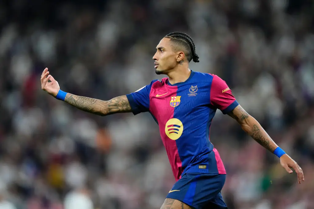 Raphinha has impressed this season (Image credit: Getty)