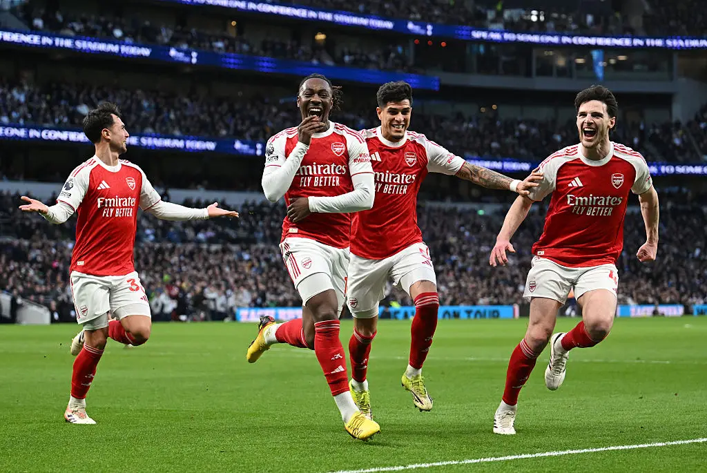 Arsenal went five points clear at the summit of the Premier League with victory at Spurs (Credit:Getty)
