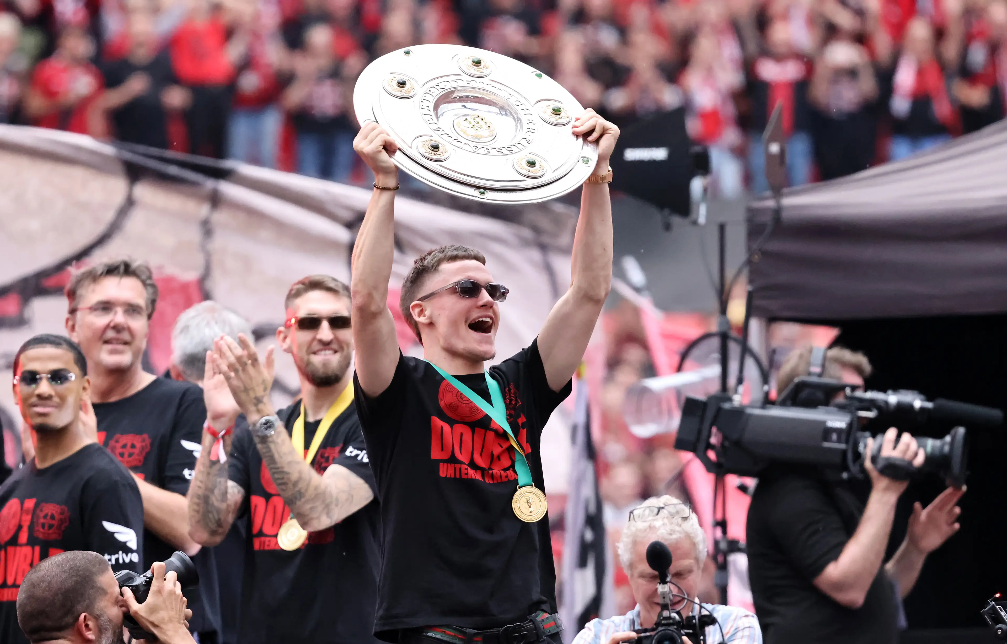 Bayer Leverkusen's Florian Wirtz. (