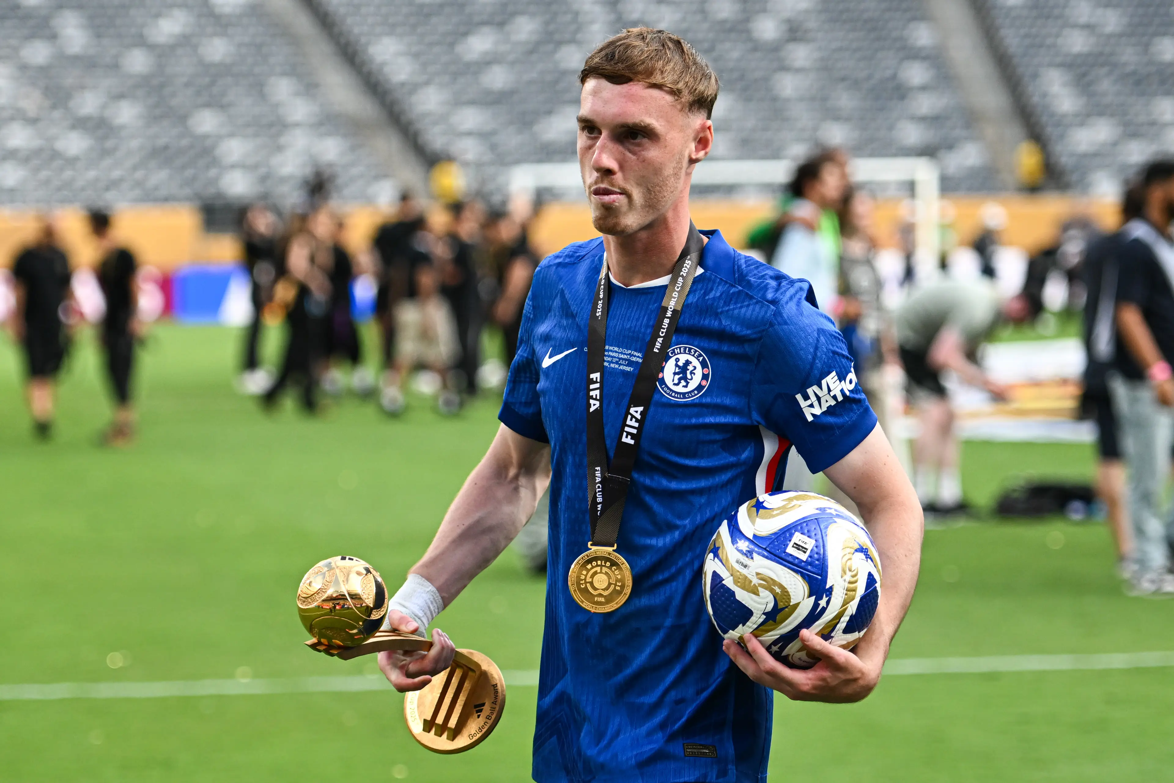 Cole Palmer picked up the Club World Cup Golden Ball as well as Player of the Match in the final.