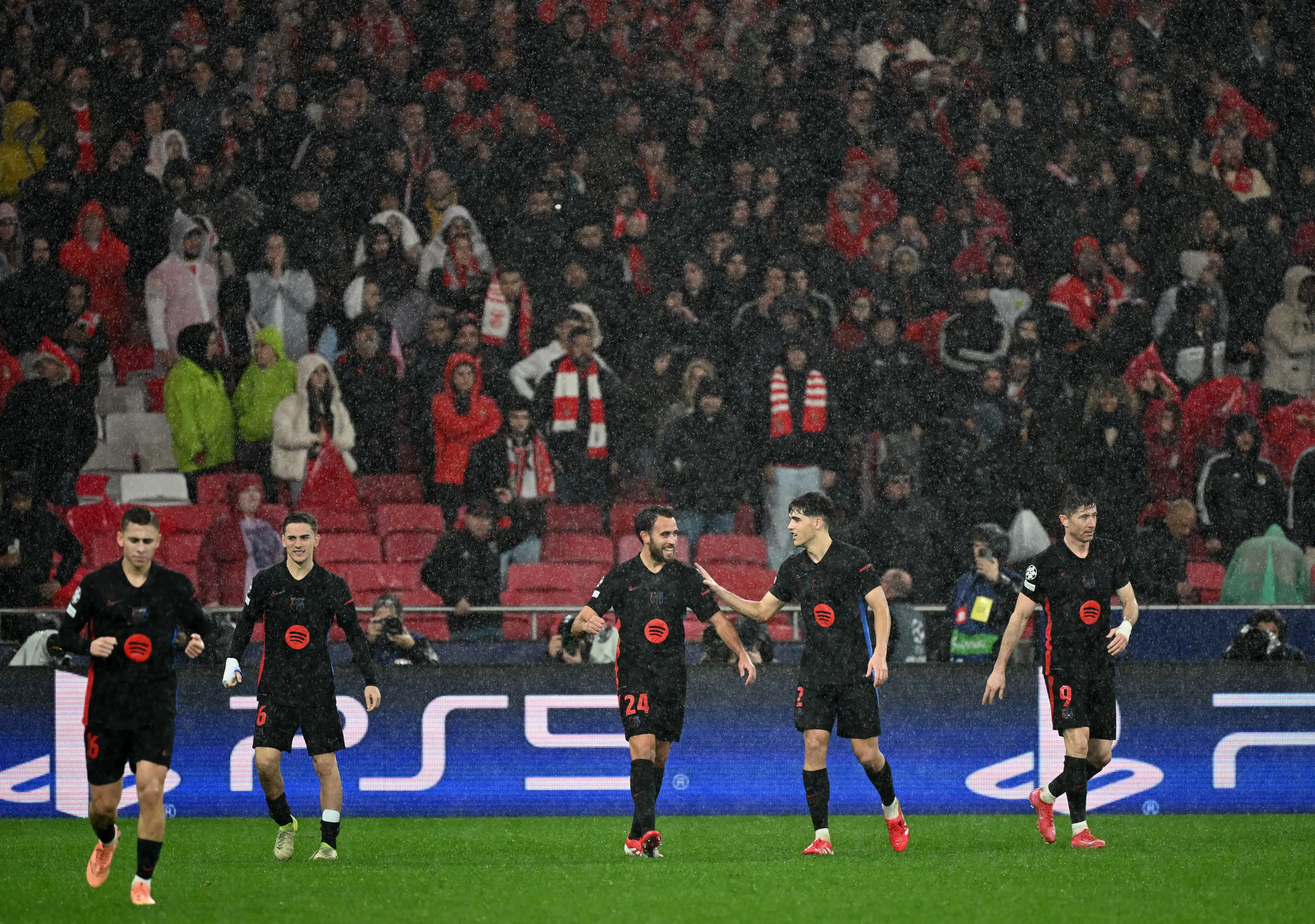 Barcelona are second in the Champions League table. Image: Getty