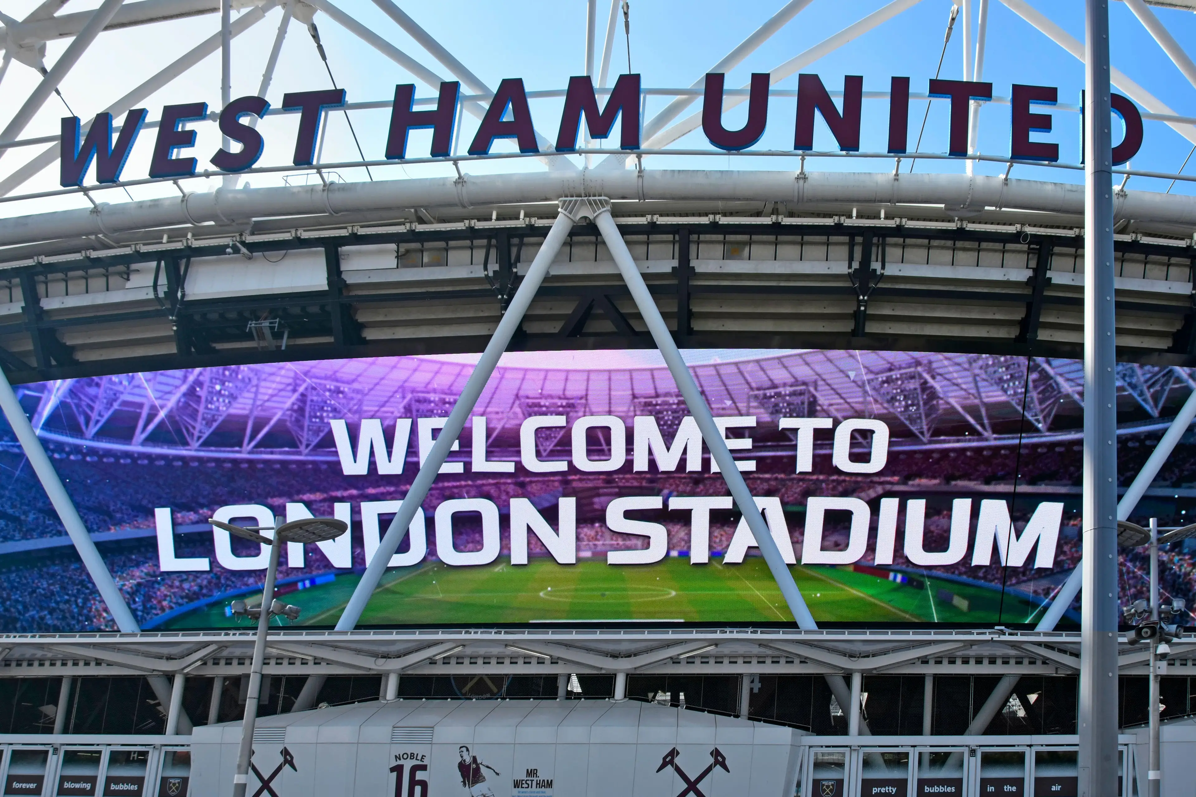 London Stadium could soon be under a new name. Image: Alamy