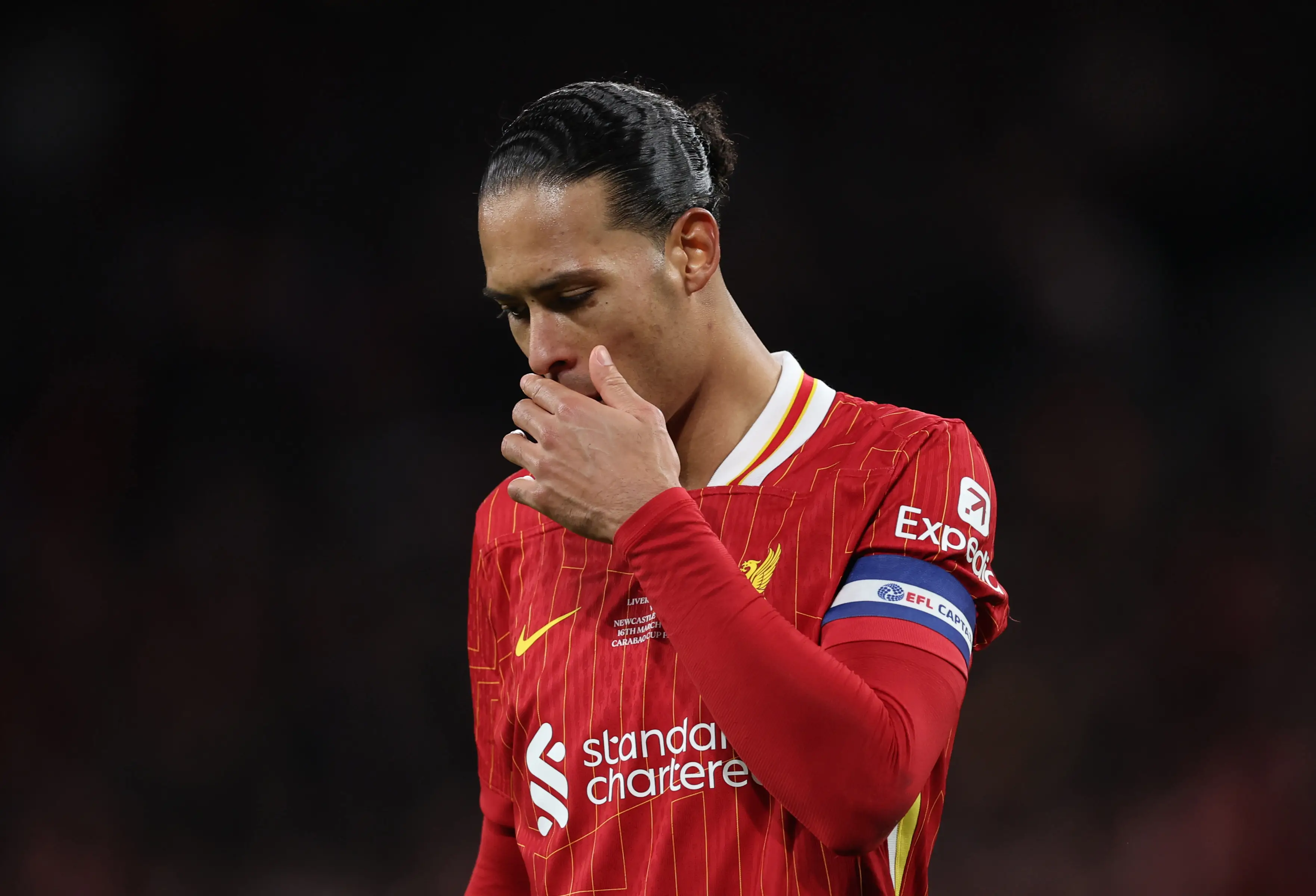 Van Dijk's current contract is due to expire on June 30. Image credit: Getty