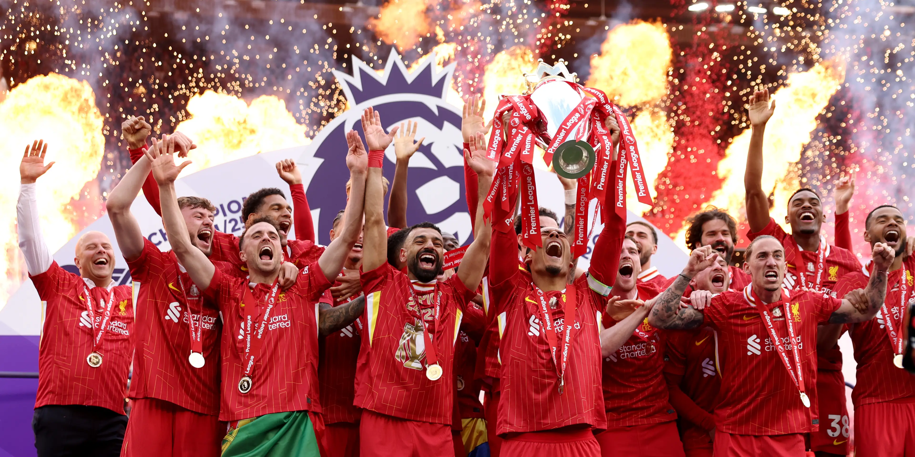 Liverpool are the defending champions heading into the 25/26 Premier League season. Image: Getty