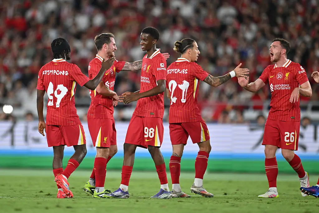 Liverpool in action in Japan (Credit:Getty)