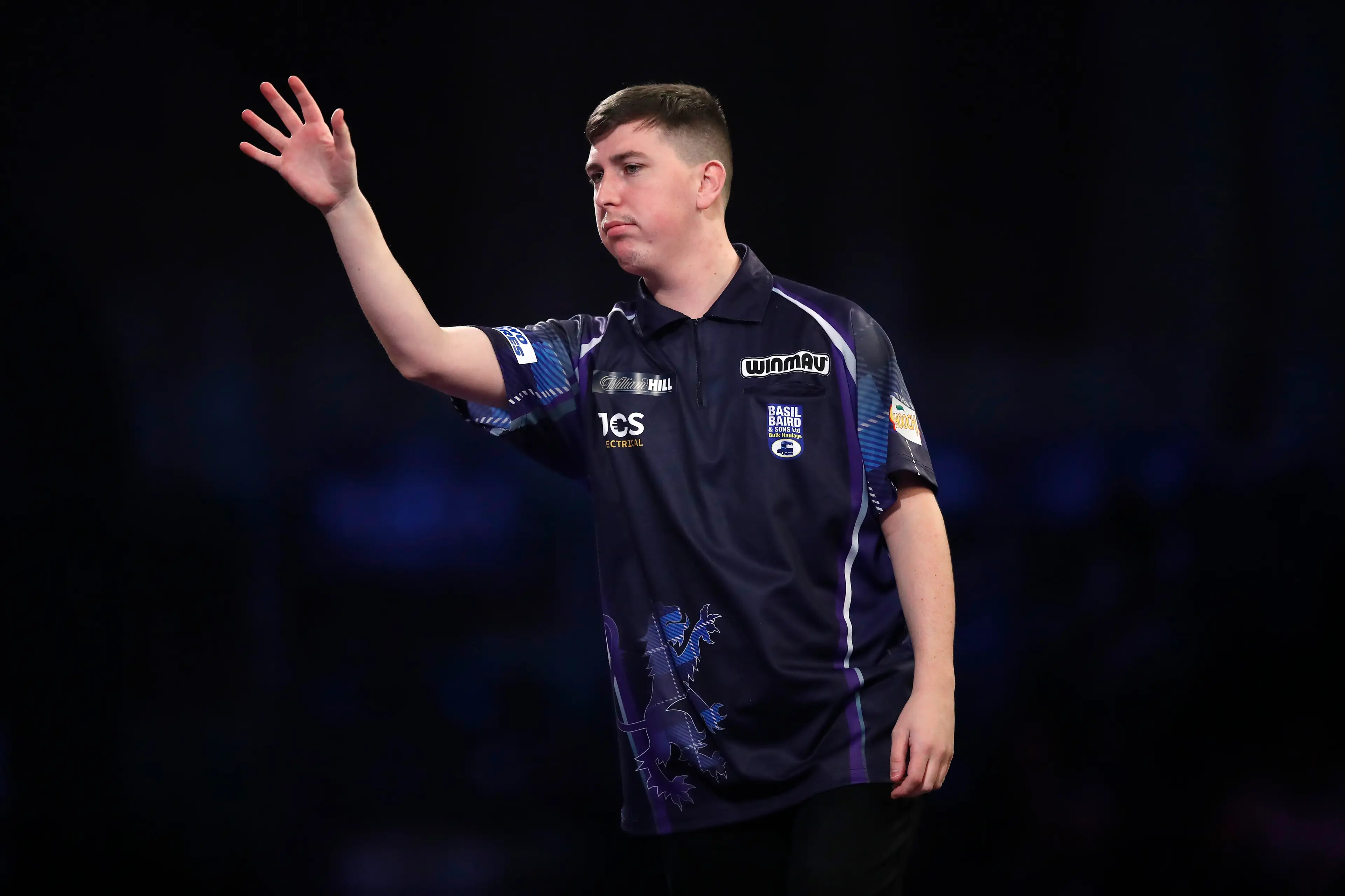 Borland has collected £28,000 in prize money over his two-year PDC stint. Image credit: Getty