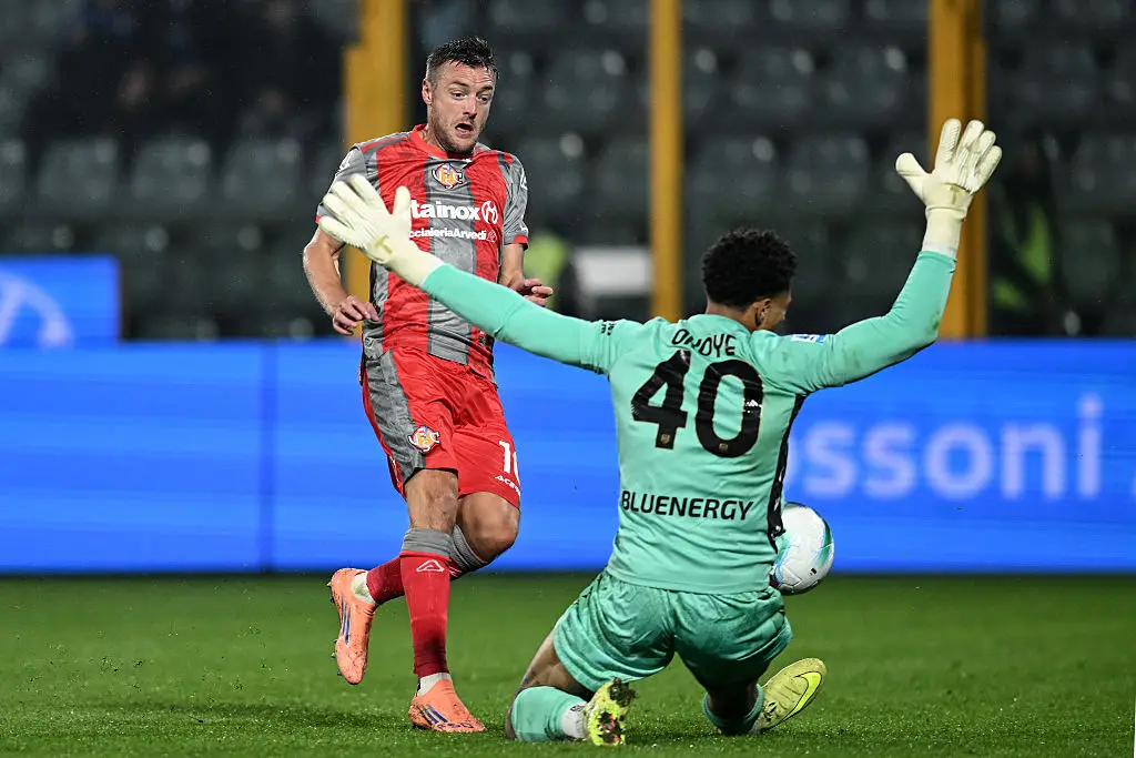 Vardy had the chance to win the game for Cremonese in the final moments. (Image: Image Photo Agency/Getty Images)