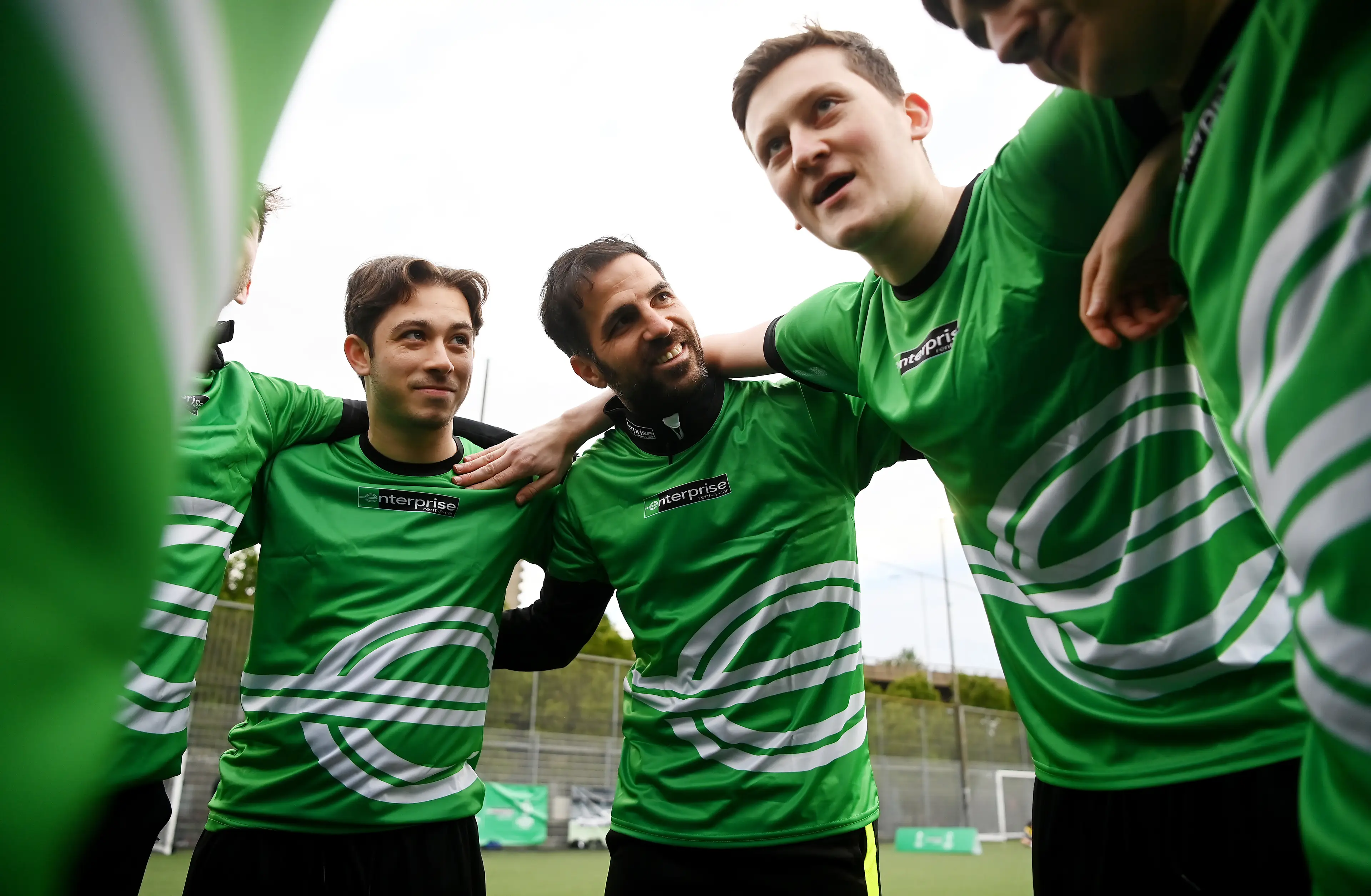 Cesc Fabregas in action at the Enterprise ‘Rent-A-Player’ competition in London