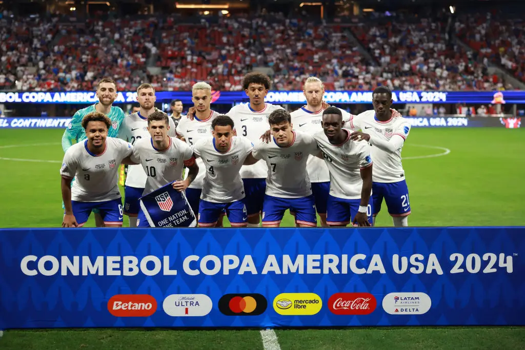 The USA national team are currently competing in the 2024 Copa America which is being hosted across the country. (Image: Getty)