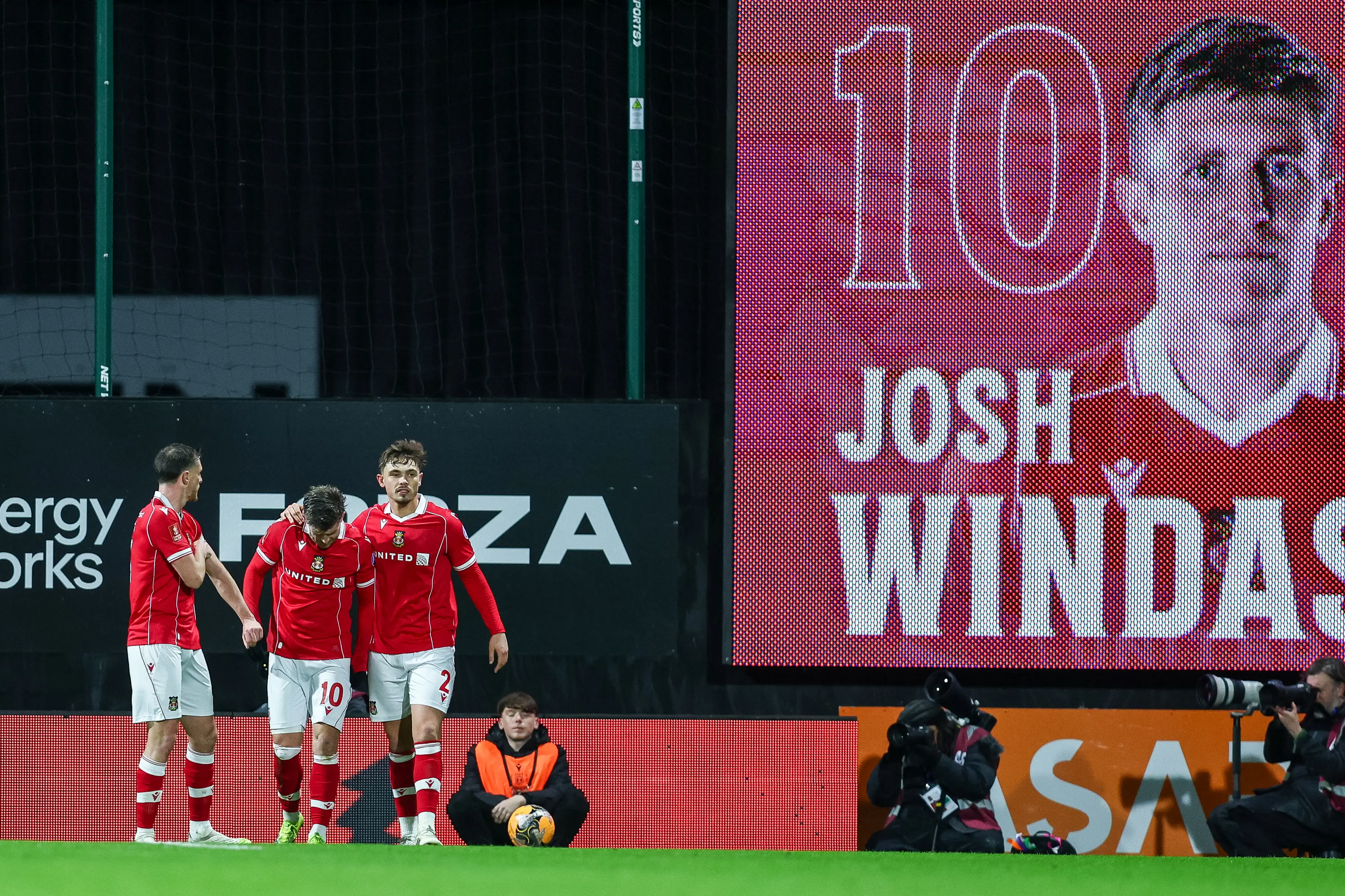 Wrexham are in the hat for the fifth round. Image: Getty