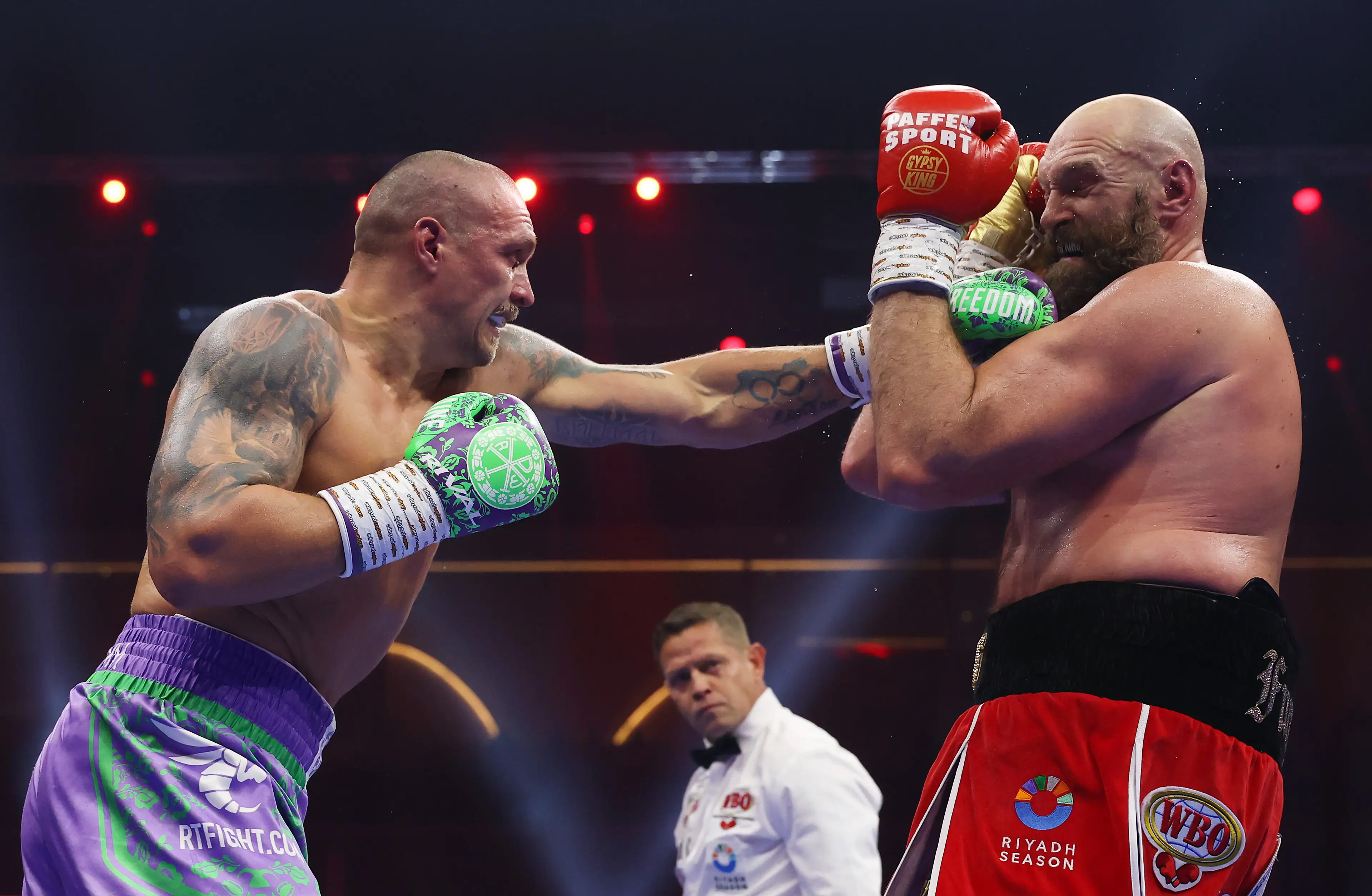 Oleksandr Usyk defeated Tyson Fury for the second time. (Image: Getty)