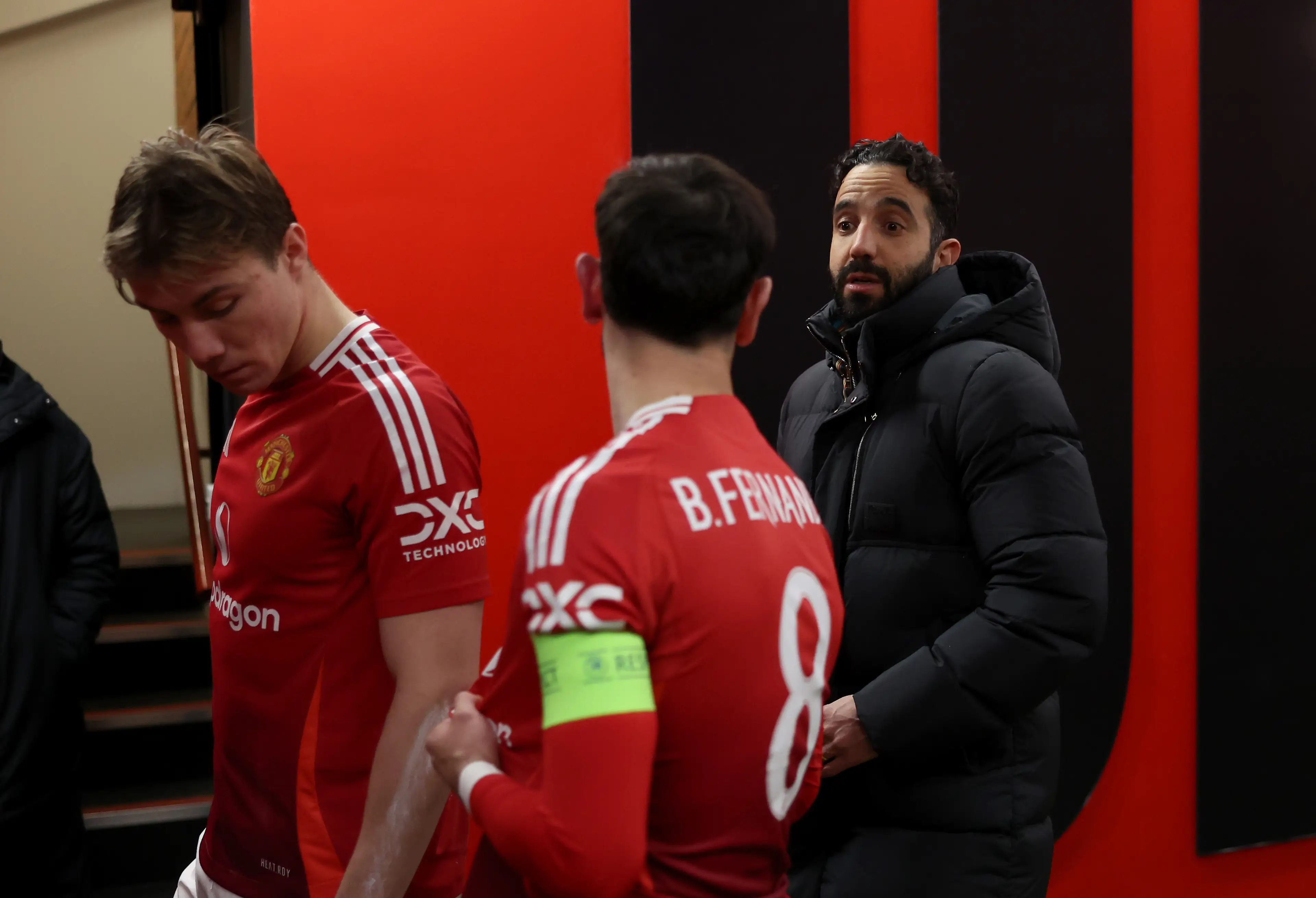 Fernandes has spoken to Amorim about his future. Image credit: Getty