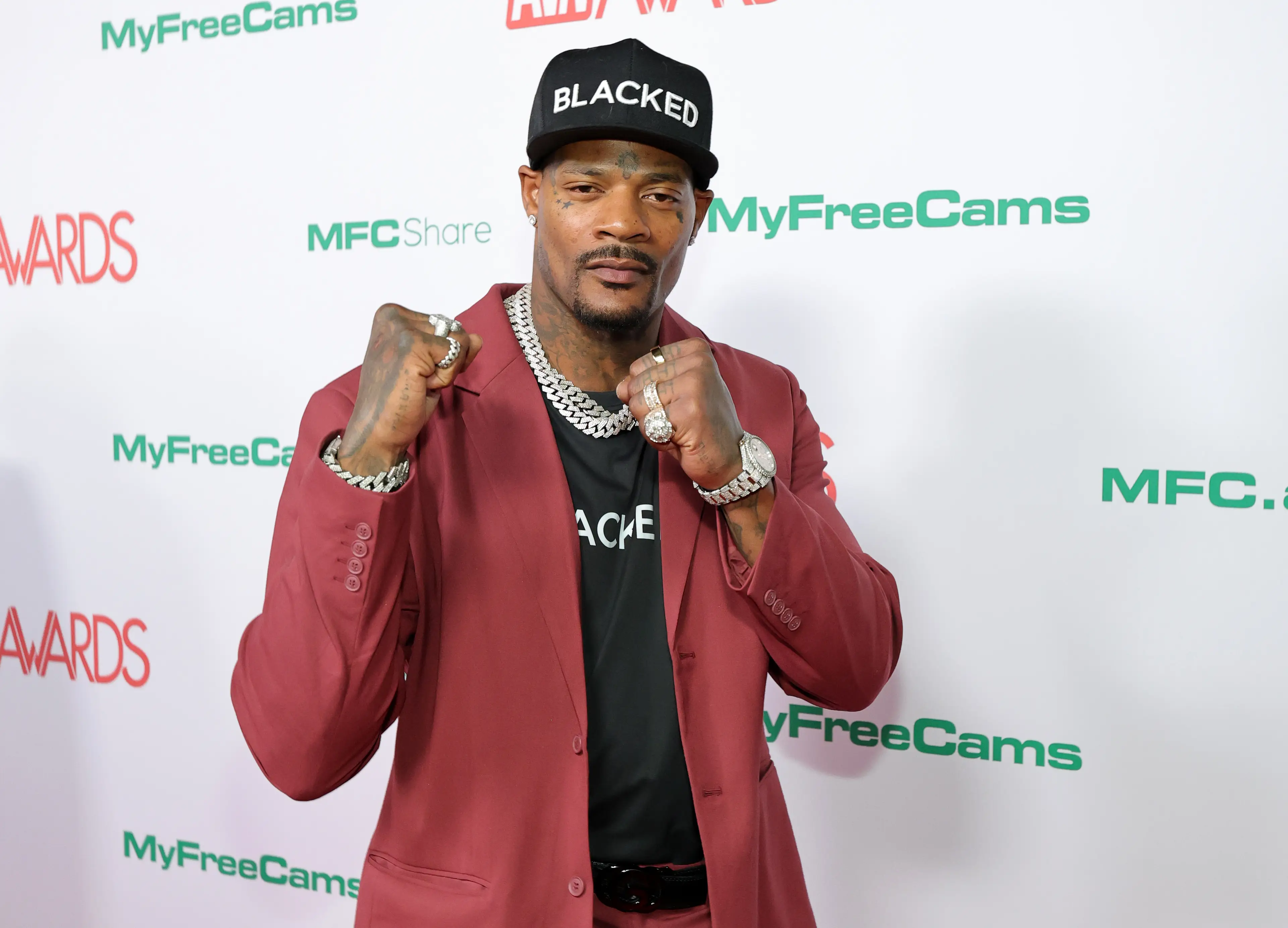 Jason Luv beat Adam22 in their celebrity boxing fight. Image: Getty