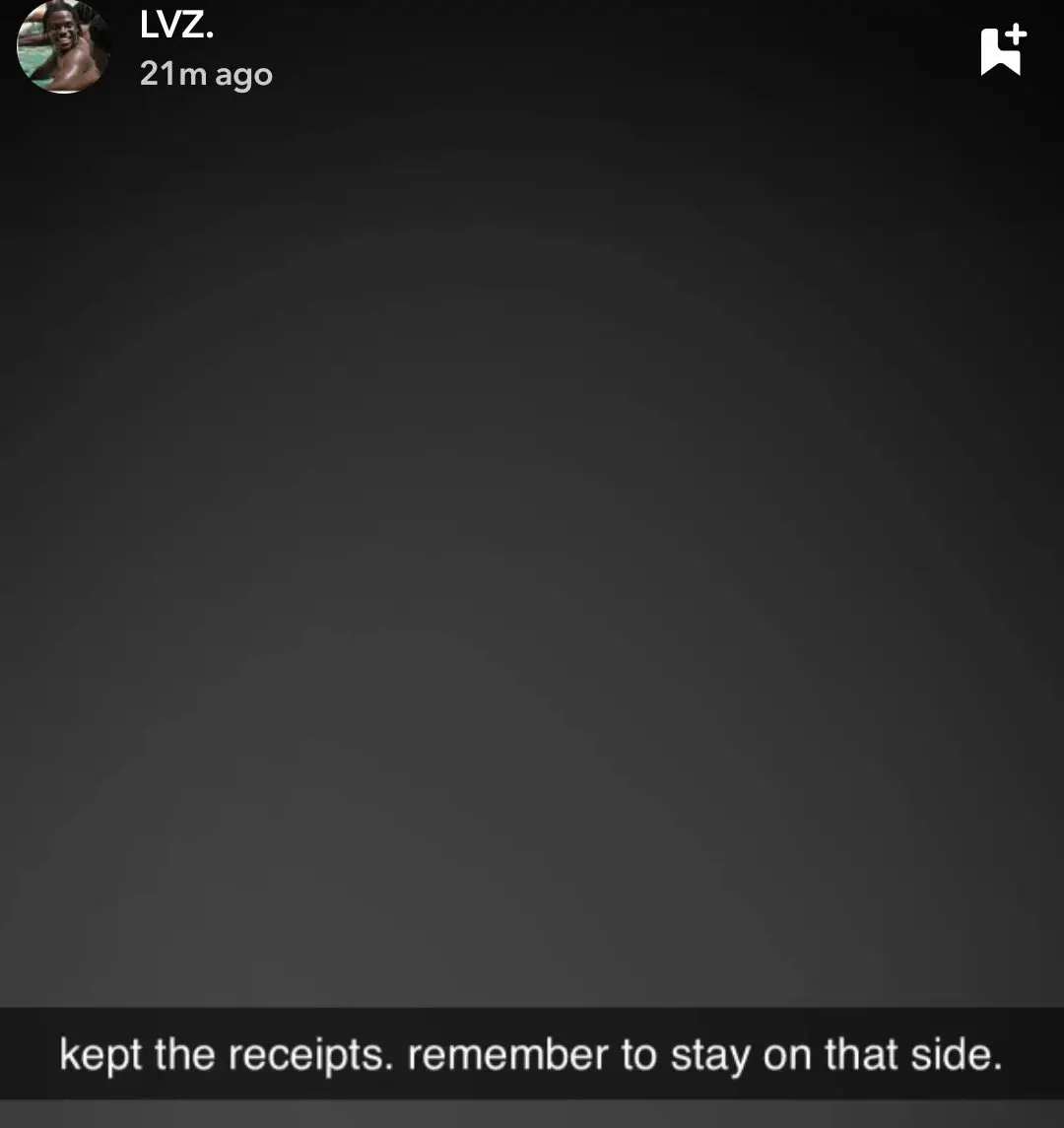 Romeo Lavia's cryptic Snapchat post / Image via @CFCPys on X