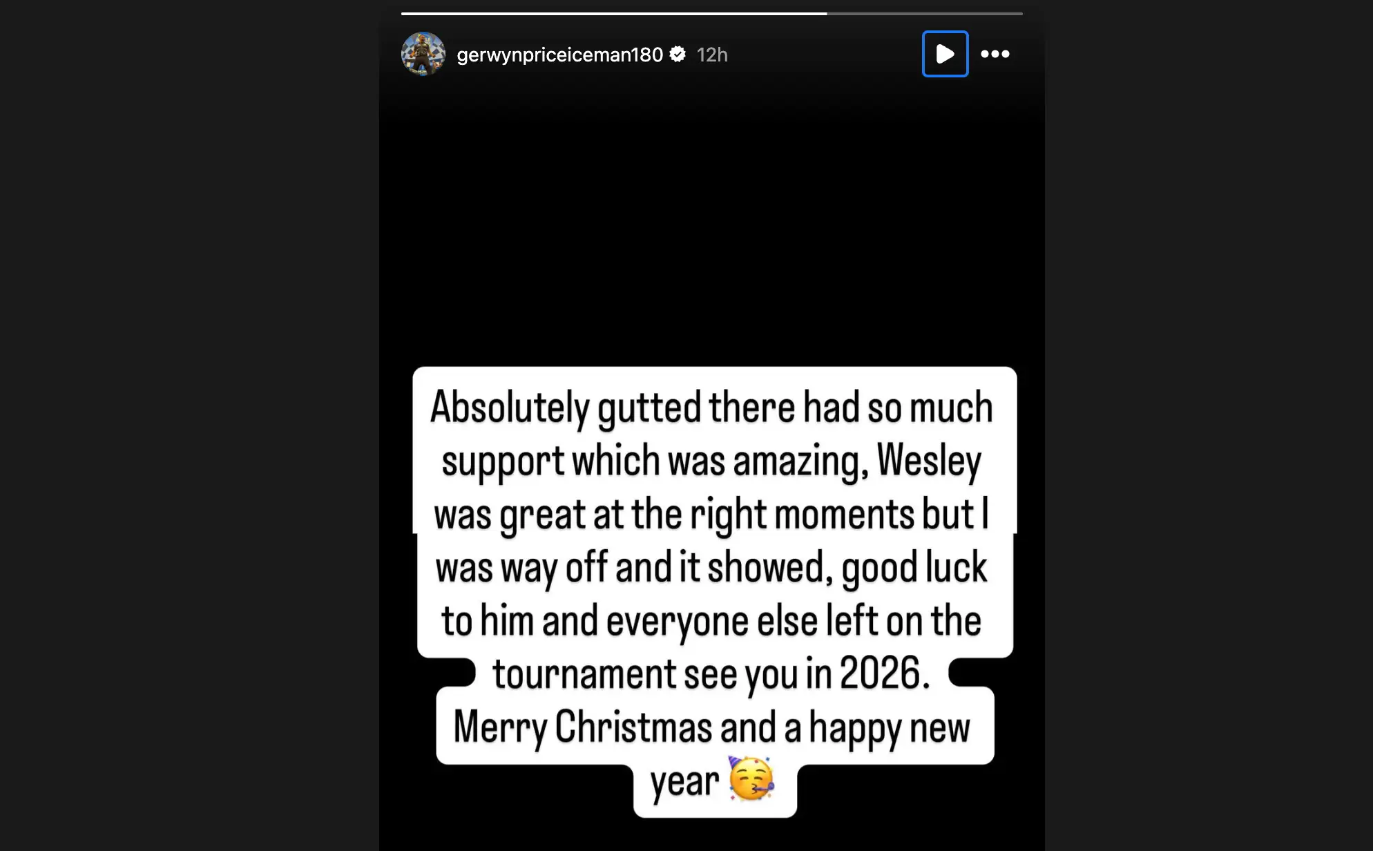 Image: Instagram/@gerwynpriceiceman180