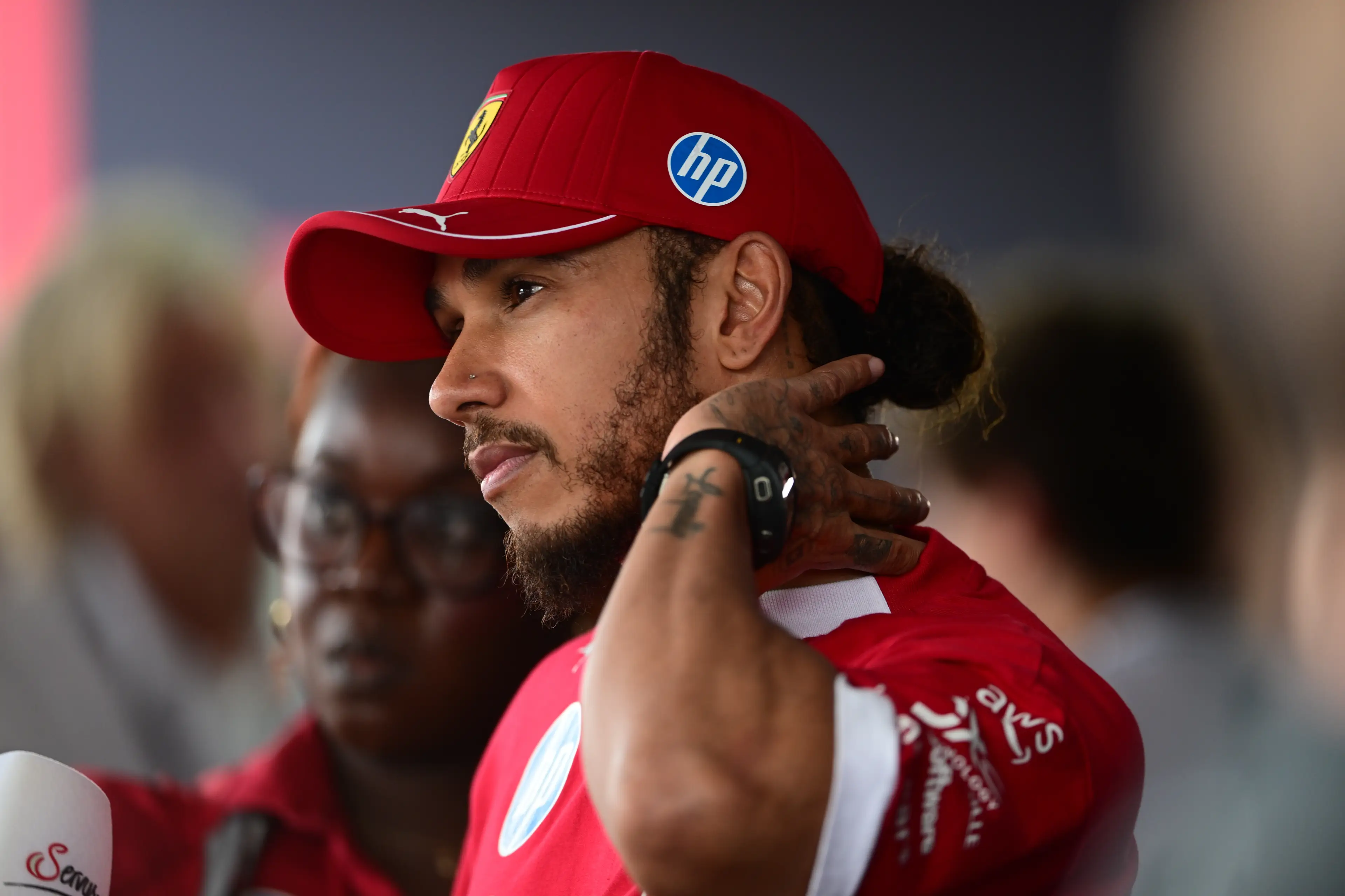 Lewis Hamilton has struggled at Ferrari. Image: Getty