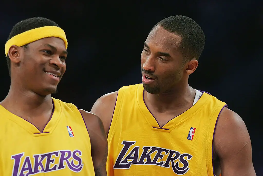 Smush Parker and Kobe Bryant in 2007 (Credit:Getty)