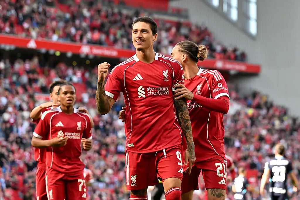 Darwin Nunez may have played his last game for Liverpool. (Image: Getty)