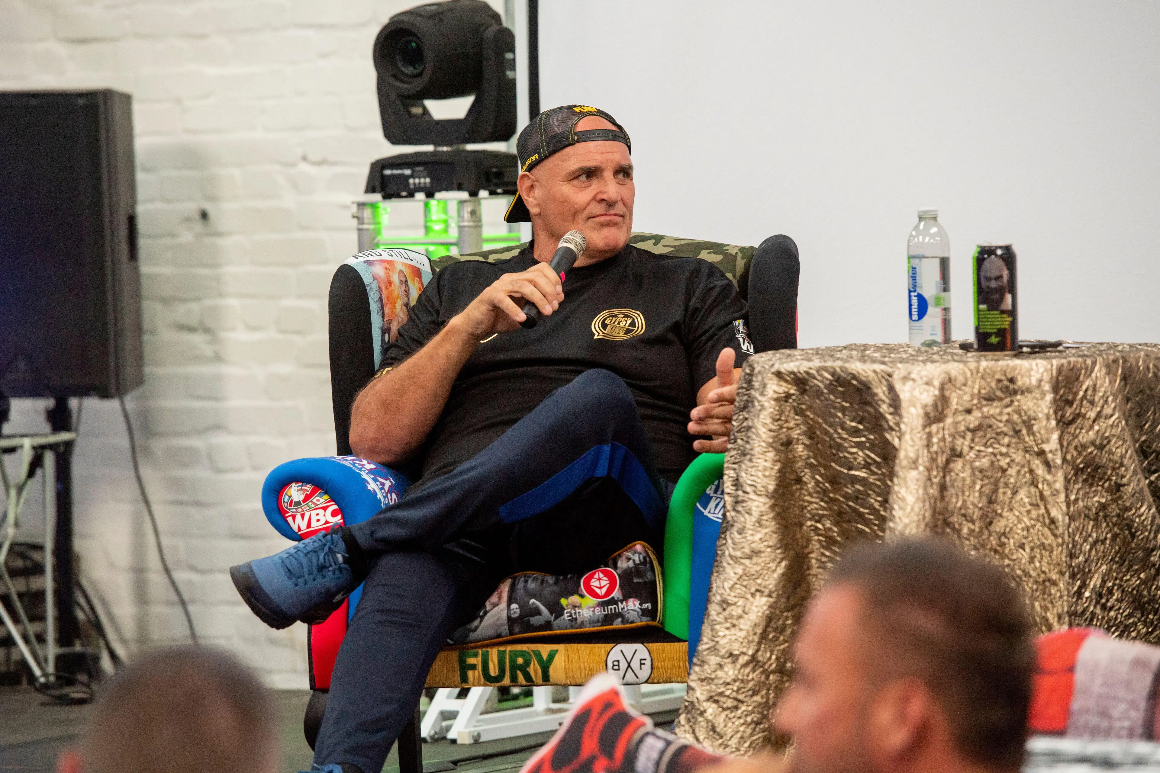 John Fury's never had an issue getting involved in his sons' fights. Image: Alamy