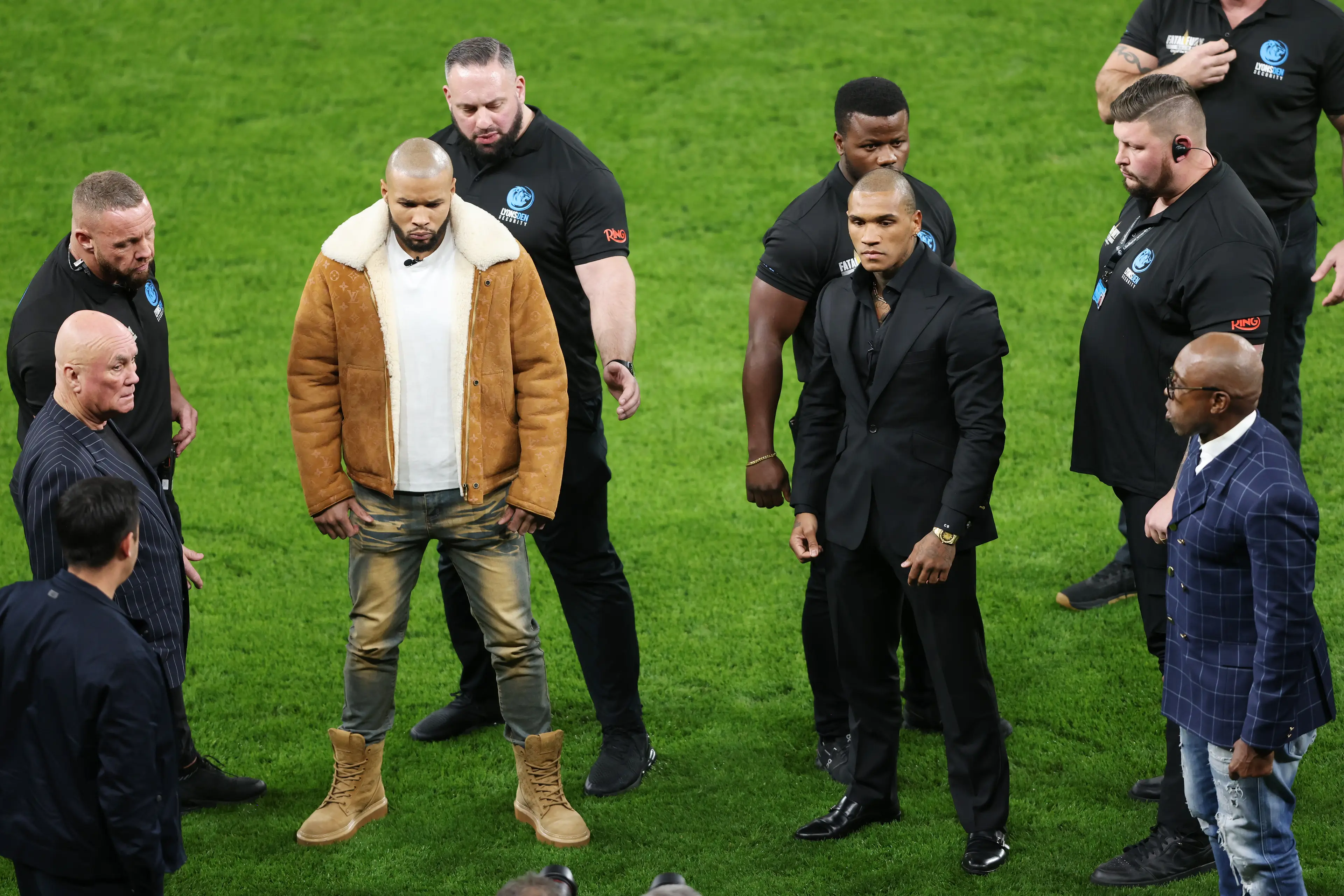 Chris Eubank Jr. and Conor Benn are set to earn huge purses from their grudge match. Image: Getty