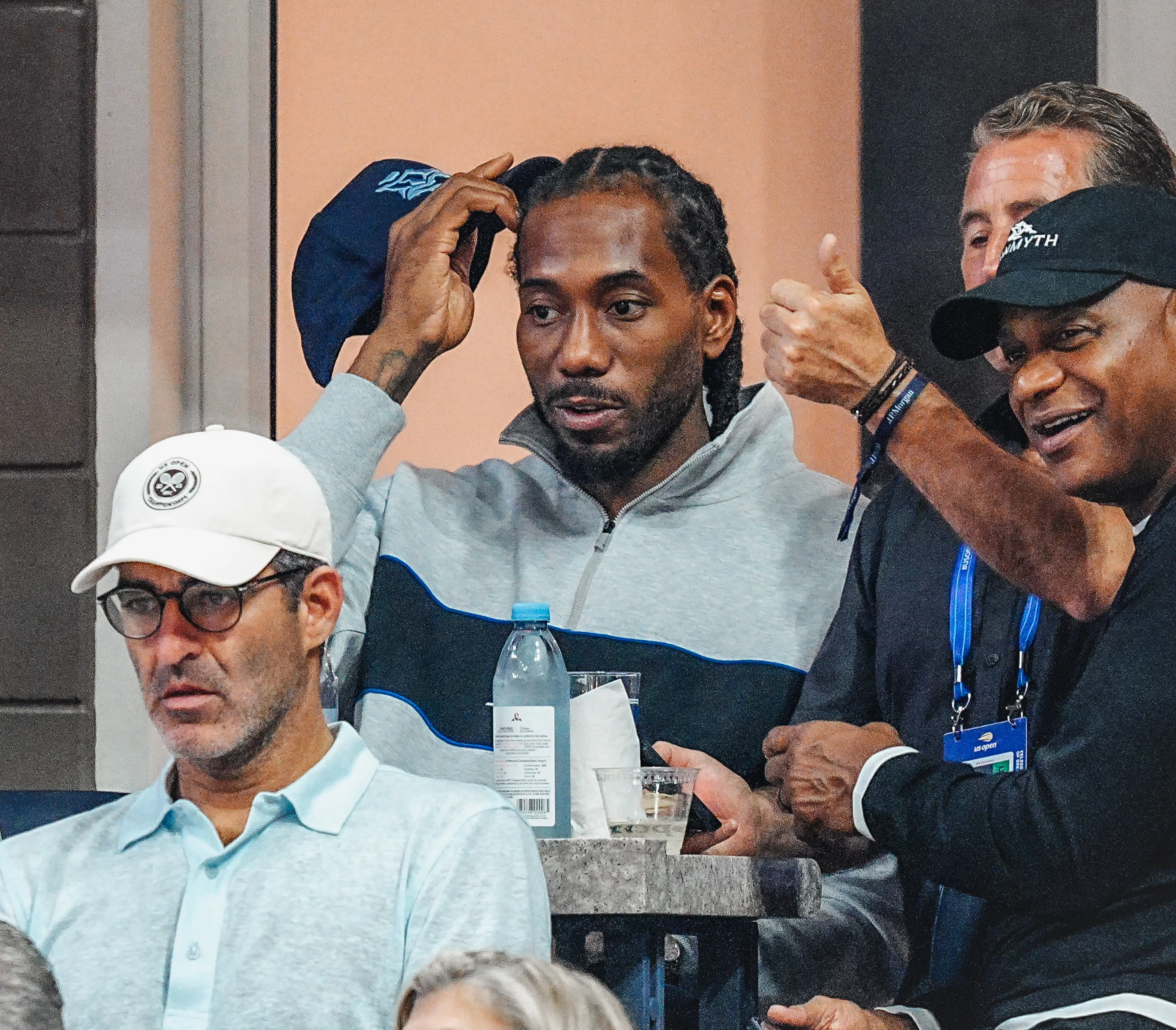 Kahwi Leonard at the US Open. Image: XNY/Star Max / Contributor via Getty