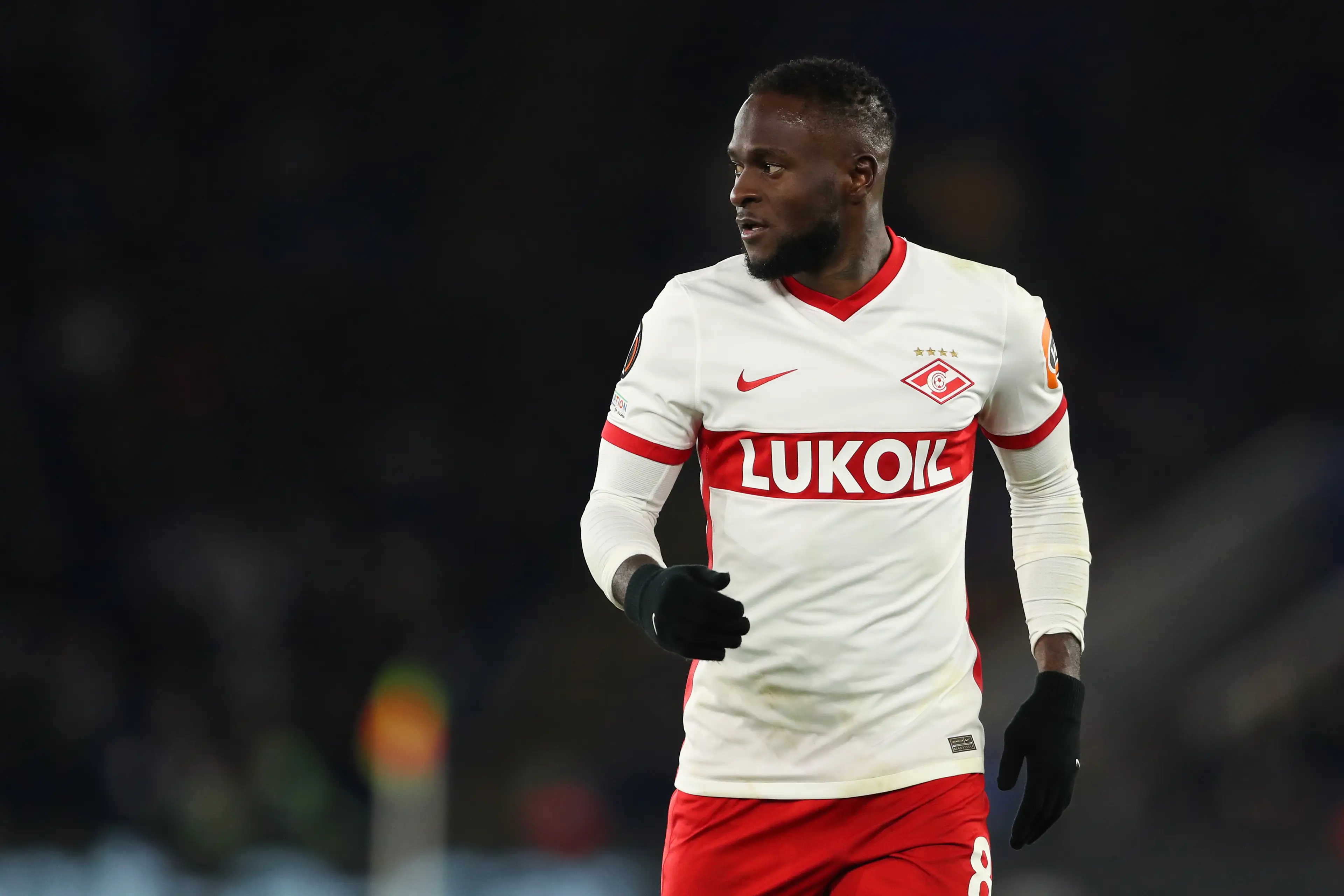 Victor Moses in action for Spartak Moscow