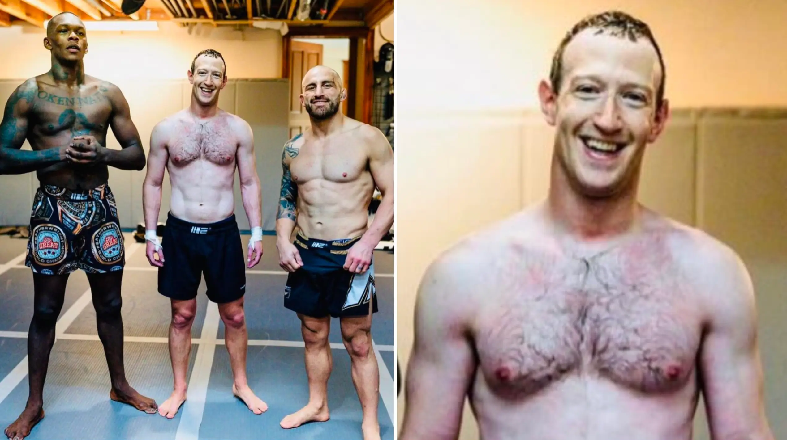 Mark Zuckerberg looks in insane shape as he trains with UFC champions ahead of Elon Musk fight