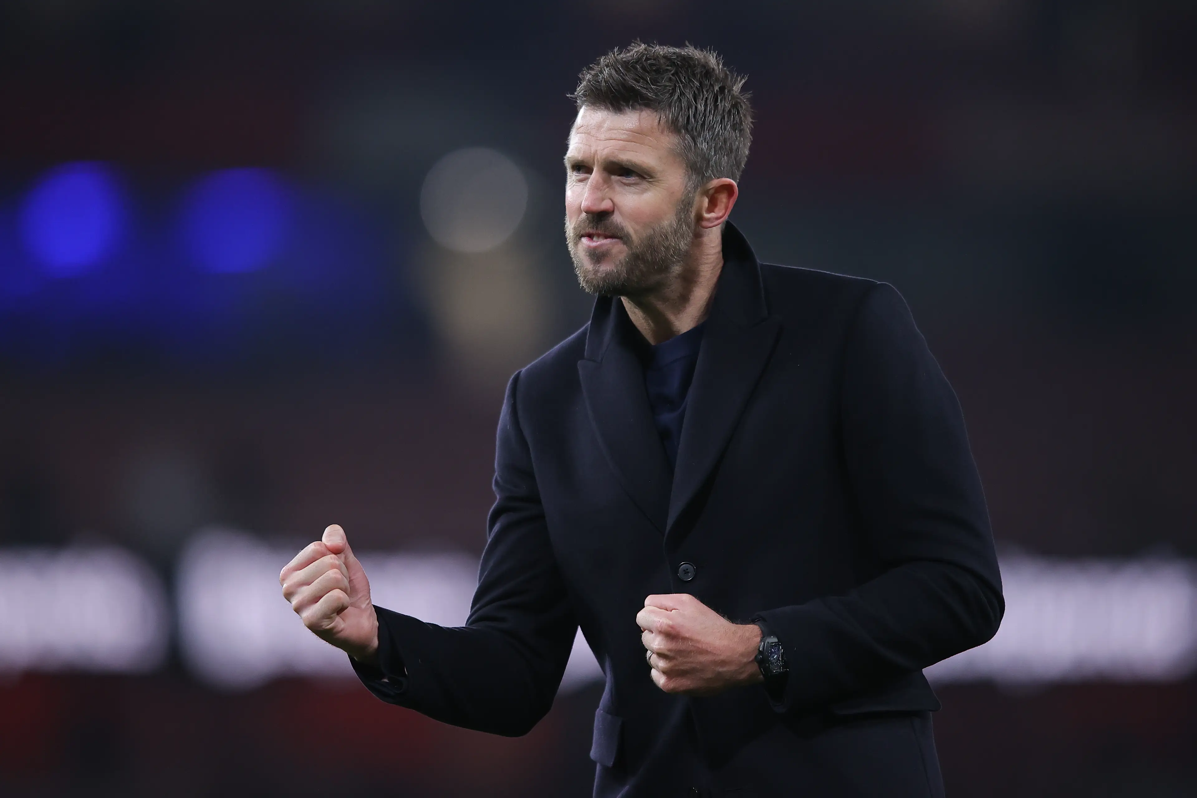 Michael Carrick will be in charge of Manchester United until the summer. Image: Getty
